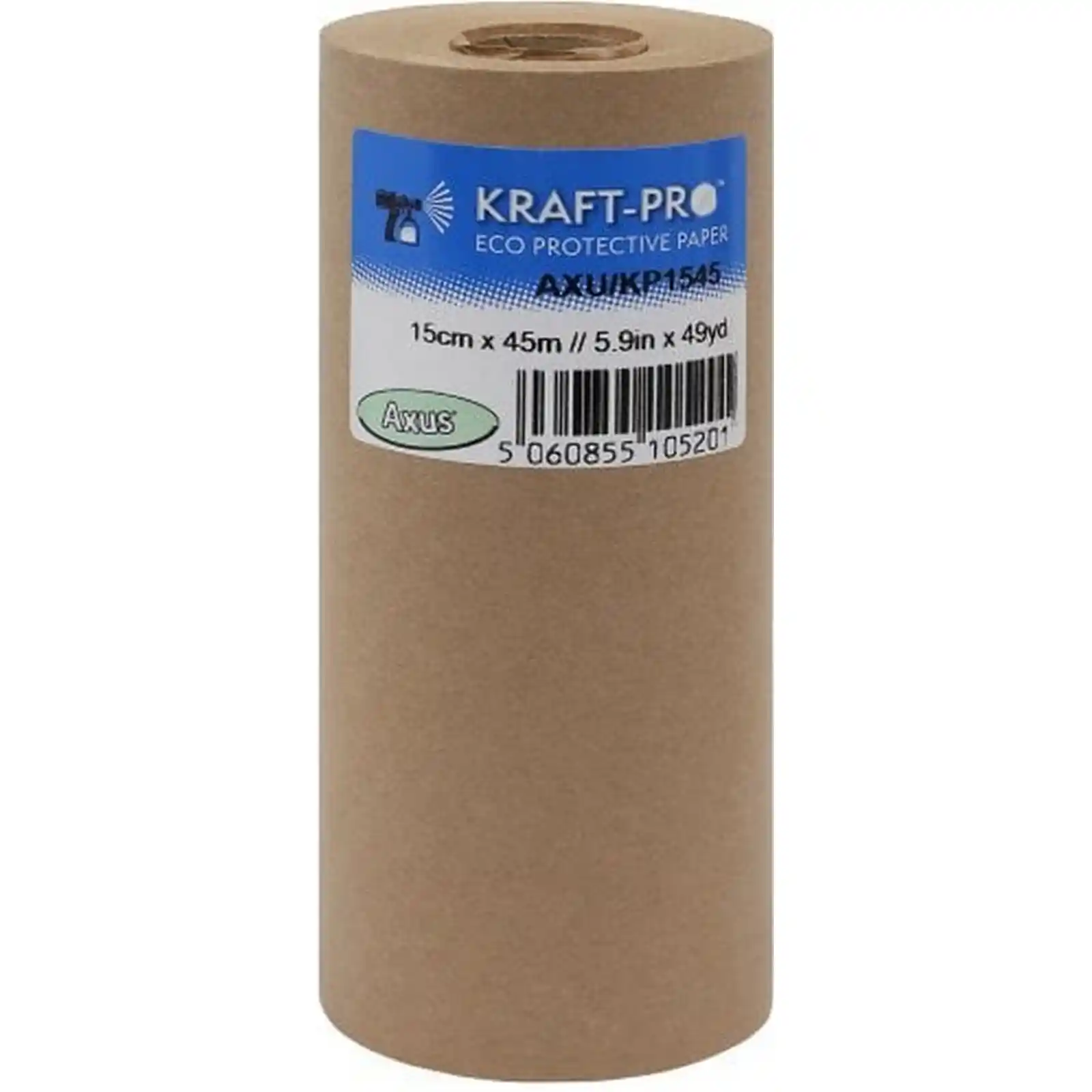 Accesorii Pompe Airless - Hartie ecologica de protectie Kraft-Pro, 15 cm x 45 m , Axus
