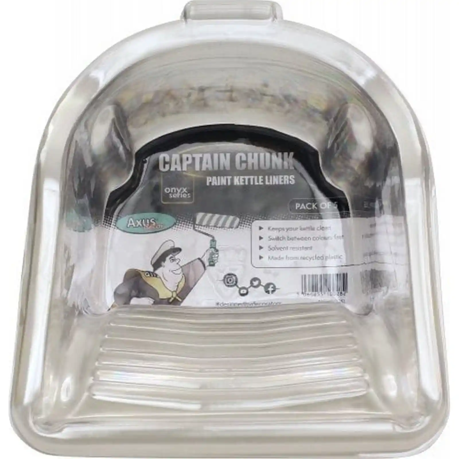 Accesorii si unelte de zugravit, gletuit - Insert pentru Galeata Captain Chunk, Pentru AXU/PKO5, pachet de 5, Axus