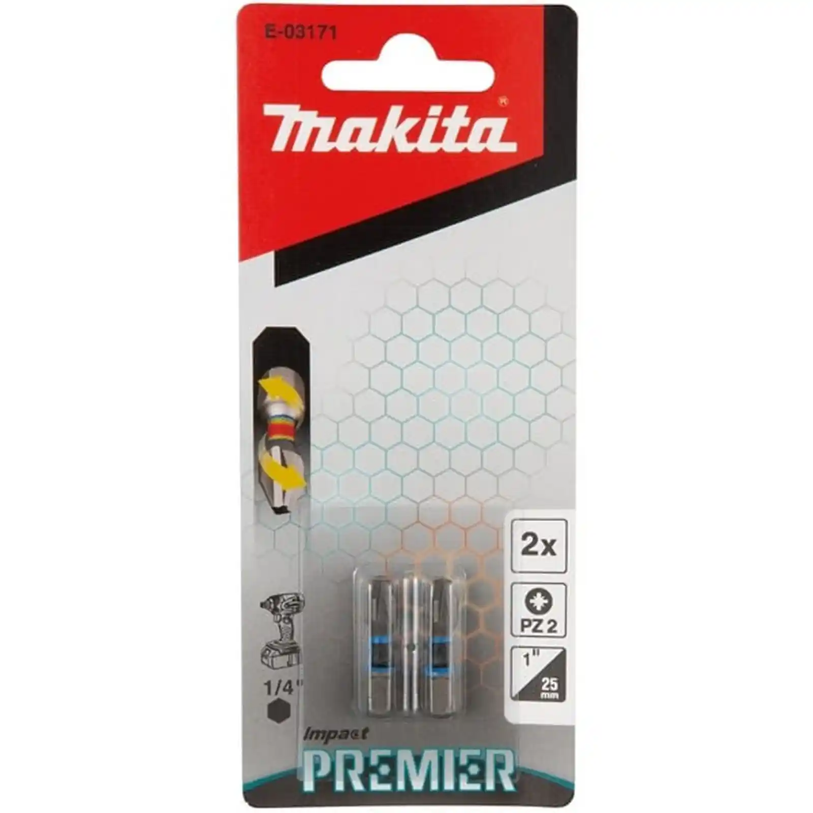 Bit pentru insurubat Makita - IPT BIT (C-FORM) PZ2-25MM 2 BUC, Makita