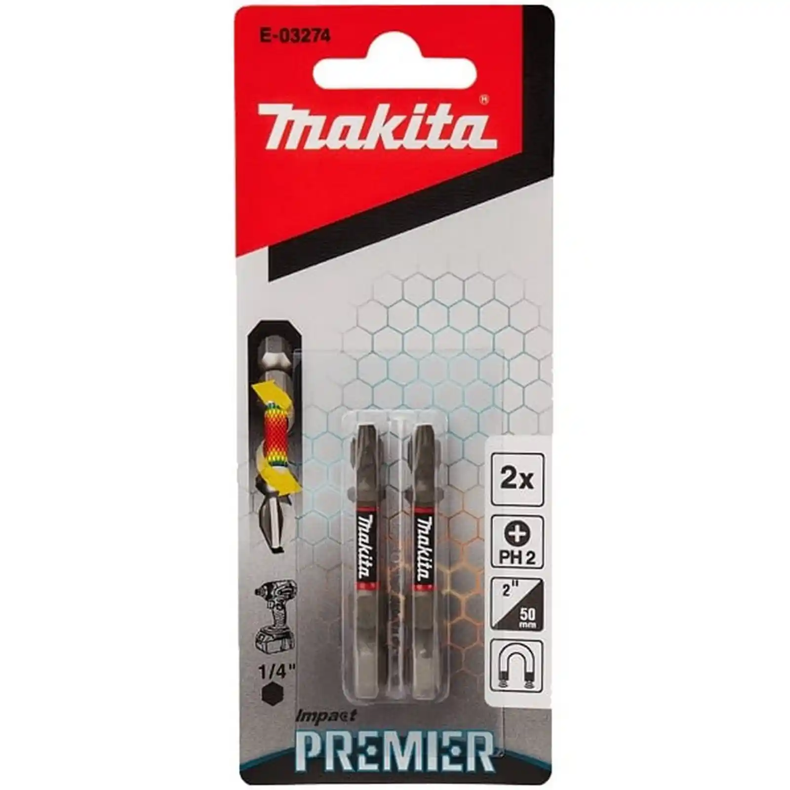 Accesorii Makita - IPT BIT (E-FORM) PH2-50MM 2 BUC, Makita