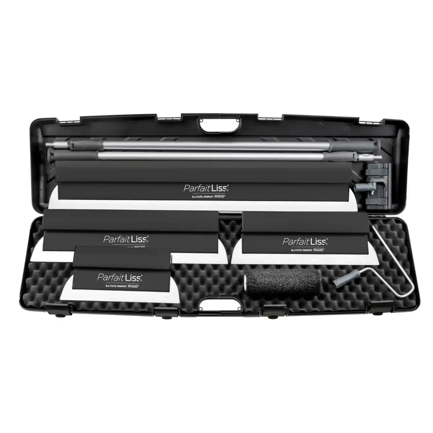 Gletiera Mica - KIT 4 GLETIERE PROFESIONALE PARFAITLISS RIGID L’Outil Parfait- trafalet glet, 2 prelungitoare 2×1 m