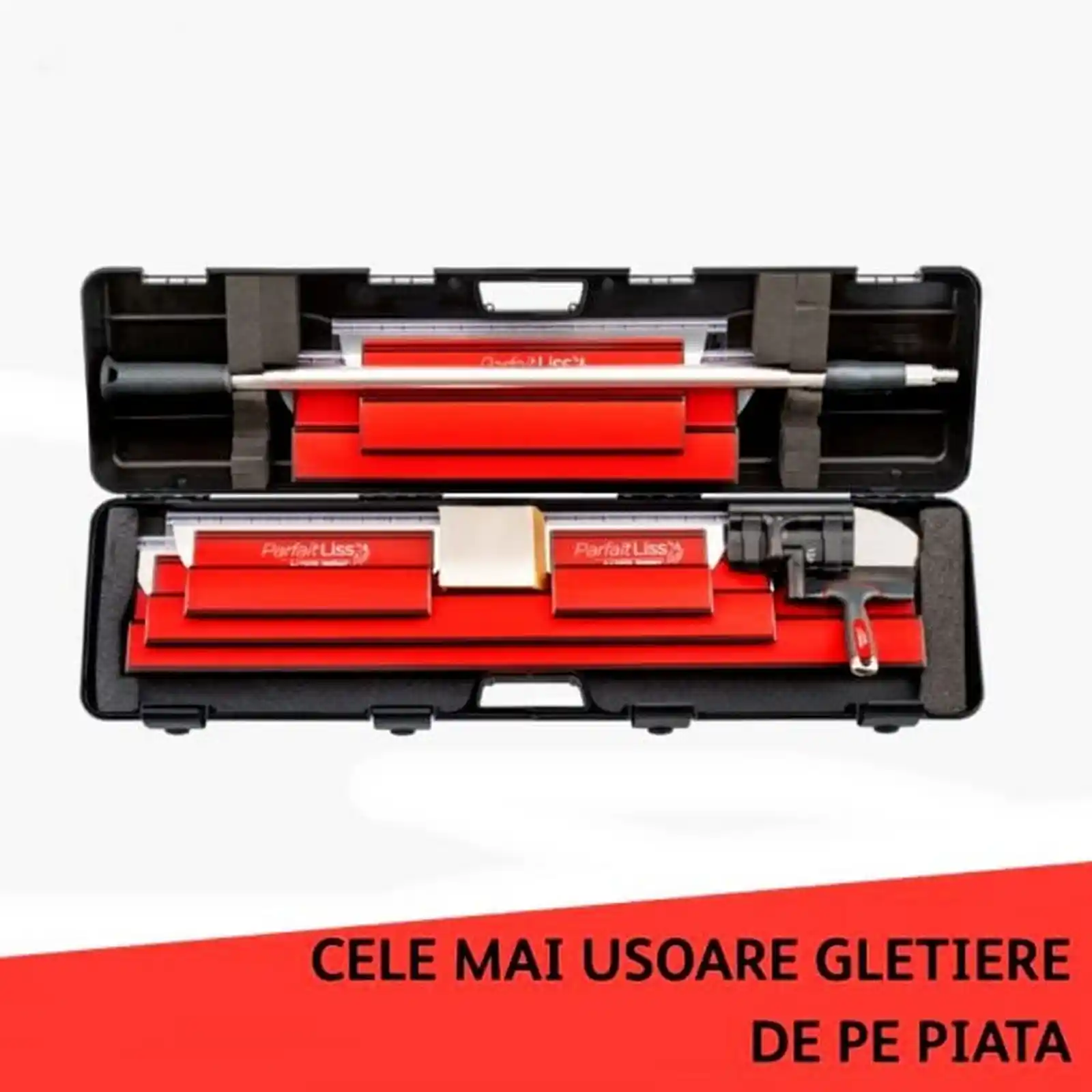 KIT 6 gletiere profesionale, prelungitor 2 m, PARFAITLISS Light, L’Outil Parfait® [1]