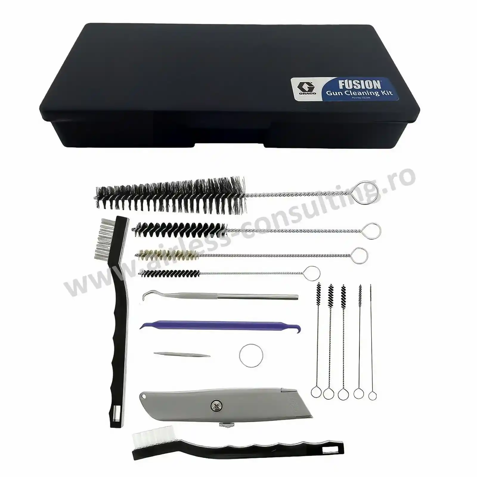 Accesorii pompe - Kit curatare pistol, airless, Graco, Fusion