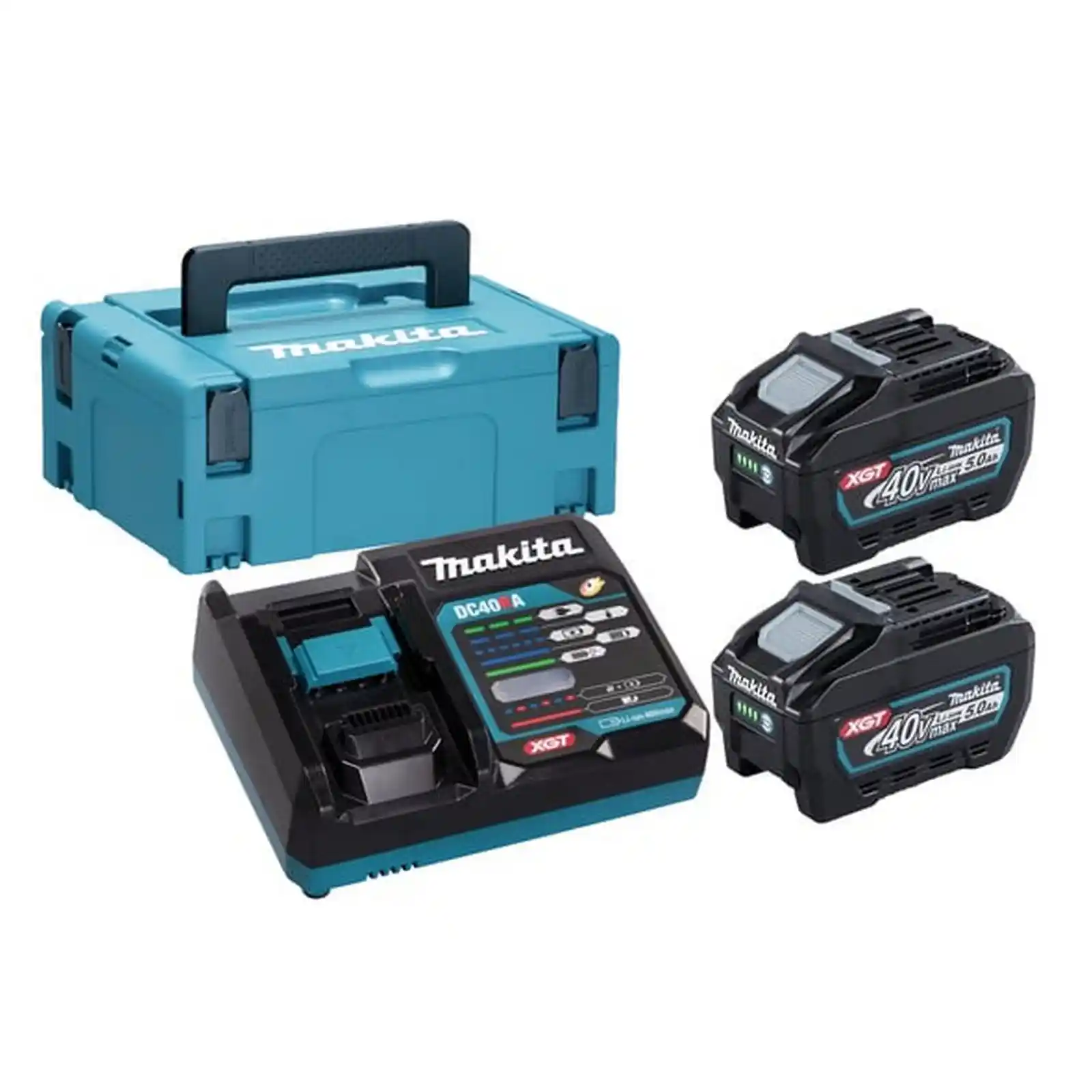 Accesorii Makita - Kit de incarcare XGT - 2xBL4050F + DC40RA + Makpac, Makita
