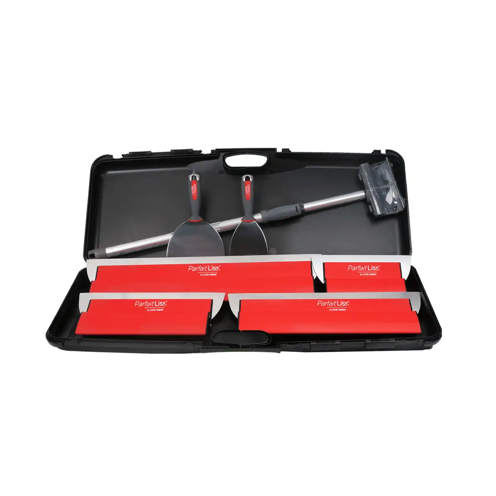 Accesorii si unelte de zugravit, gletuit - KIT gletiere profesionale PARFAITLISS 4 gletiere prelungitor 2—0.6 m 2 spacluri