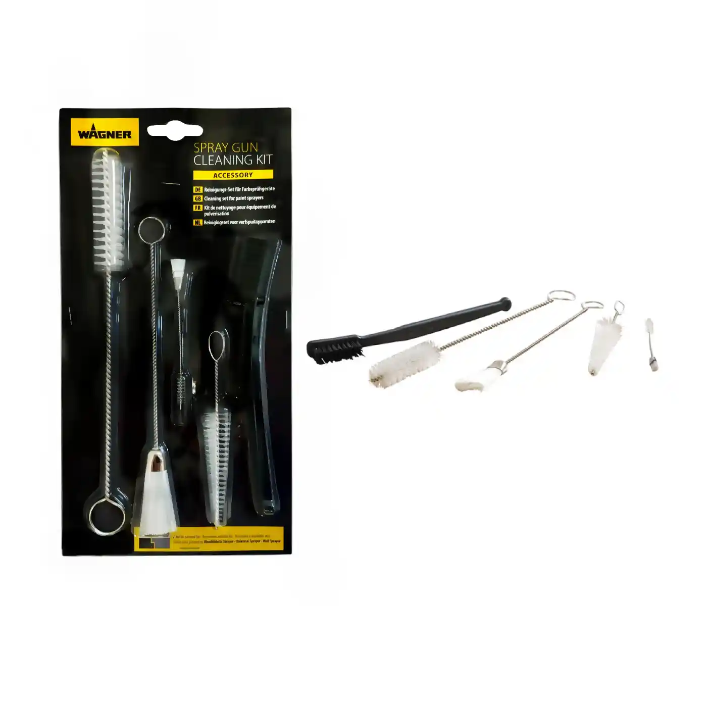 Kit pentru curatarea pistolului de vopsit, zugravit airless, Wagner [1]