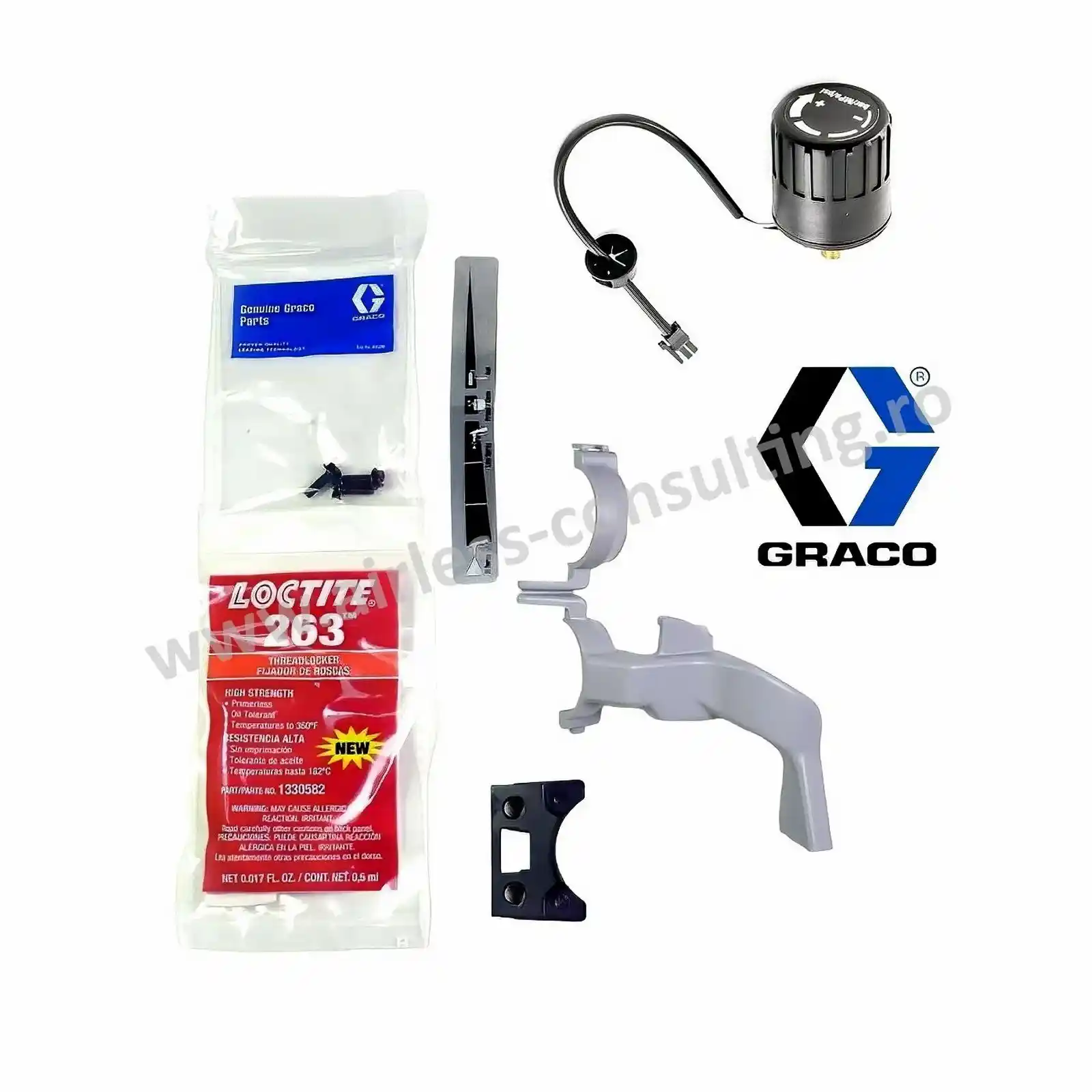 Piese de schimb Graco - Kit regulator, control presiune, Graco, Gx 21 si GX FF