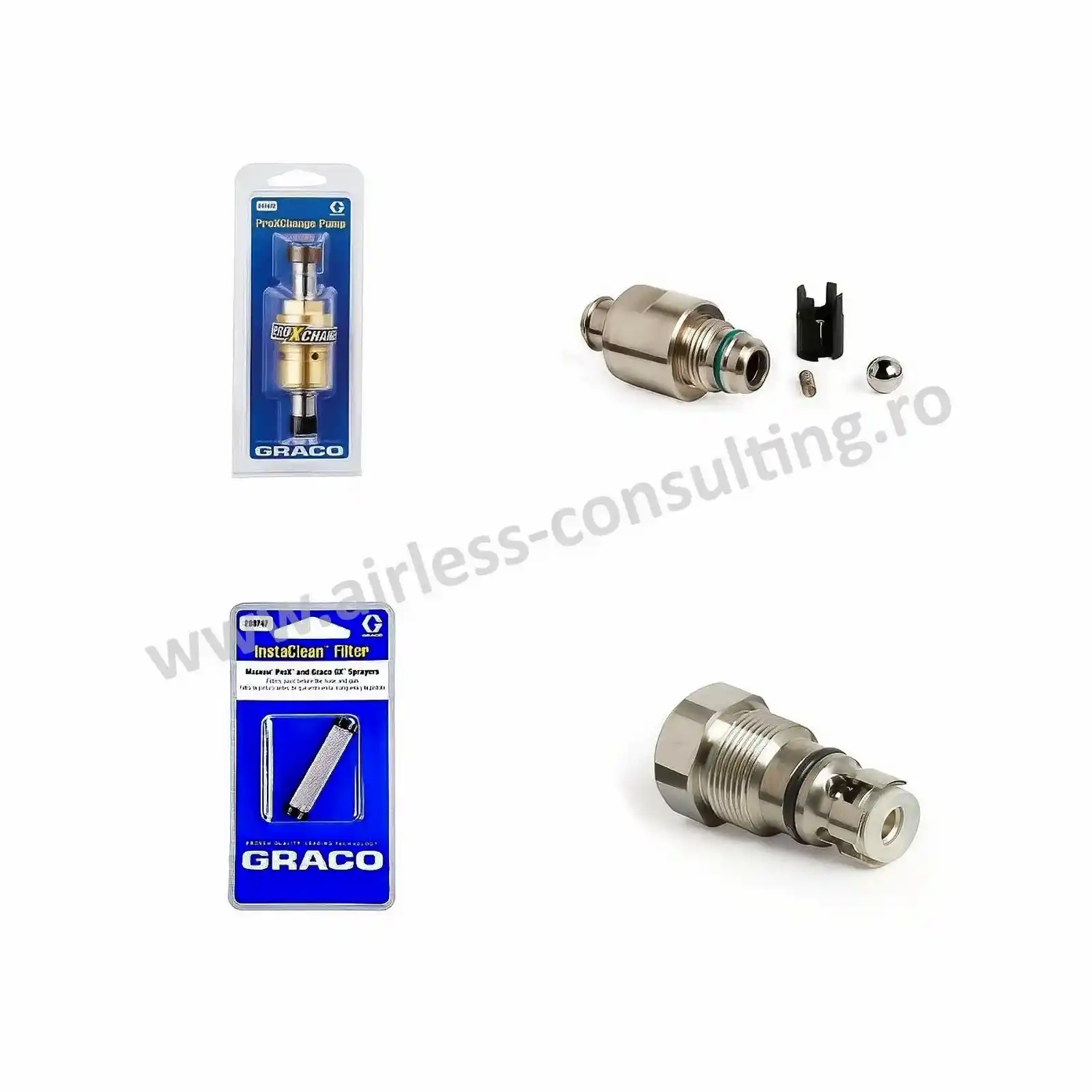 Piese de schimb pompe - Kit reparatie complet pentru, Graco, Gx21