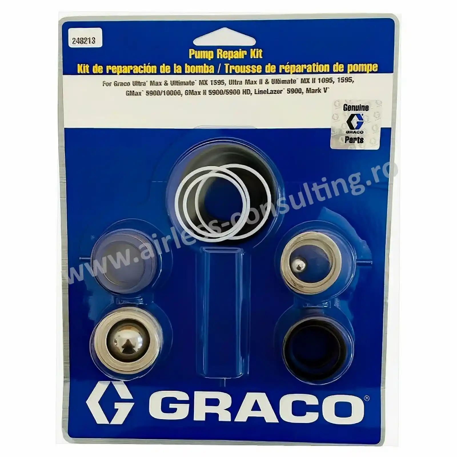 Piese de schimb pompe - Kit reparatie pentru pompa, Graco, 248213