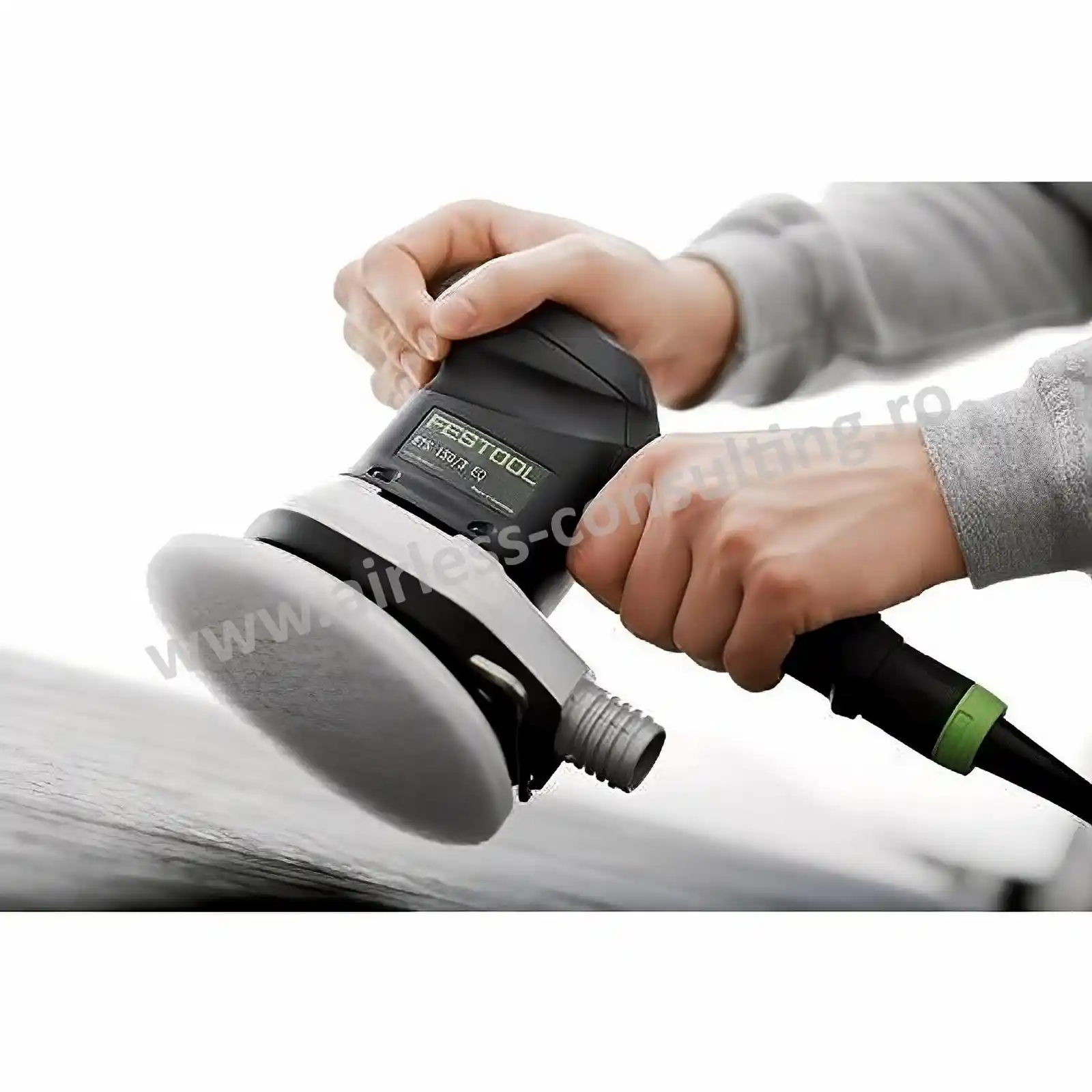 Lana sintetica moale de lustruit, D125, white VL/10, Festool [3]