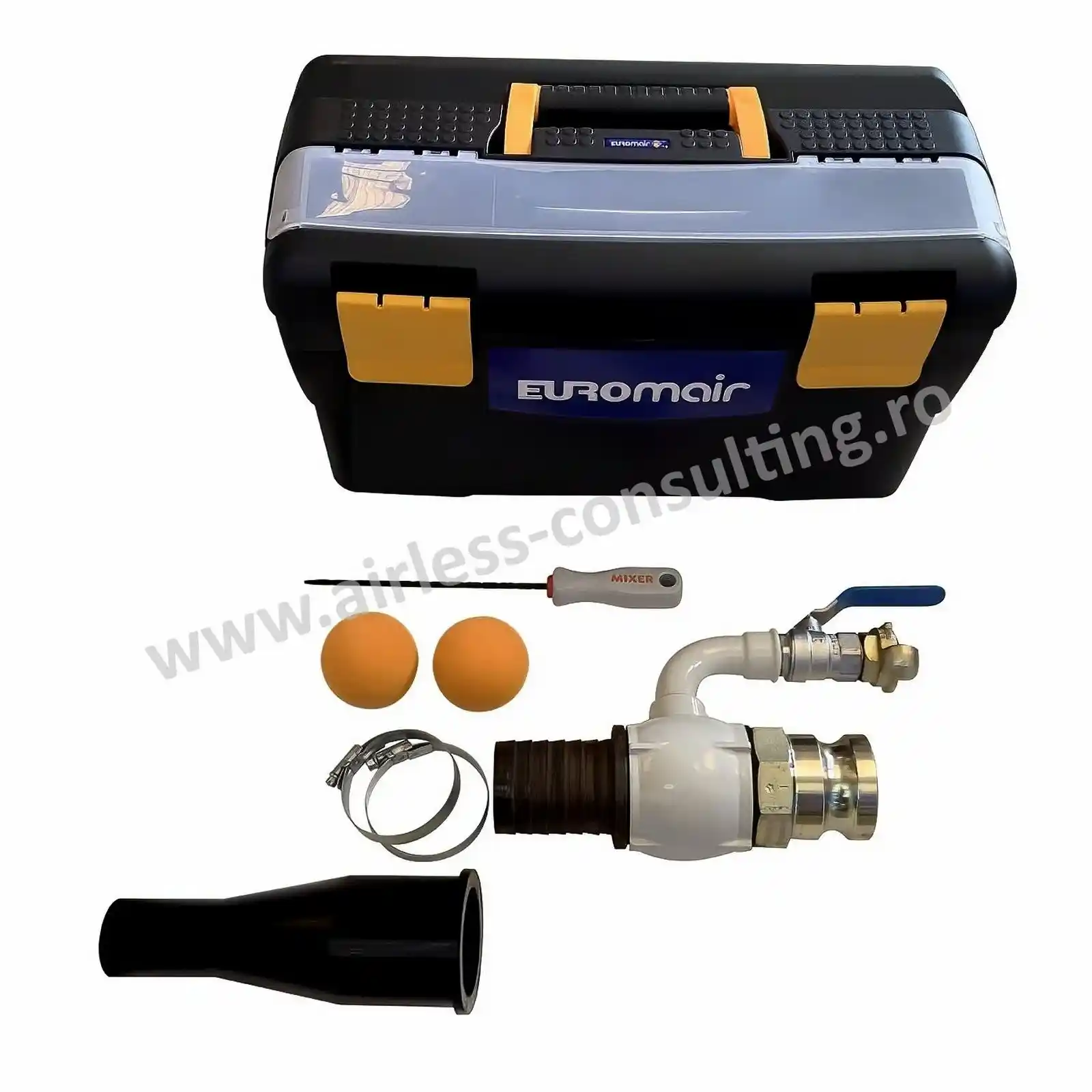 Pistol masina de tencuit - Lance, pistol pentru torcretare, Euromair, DN50