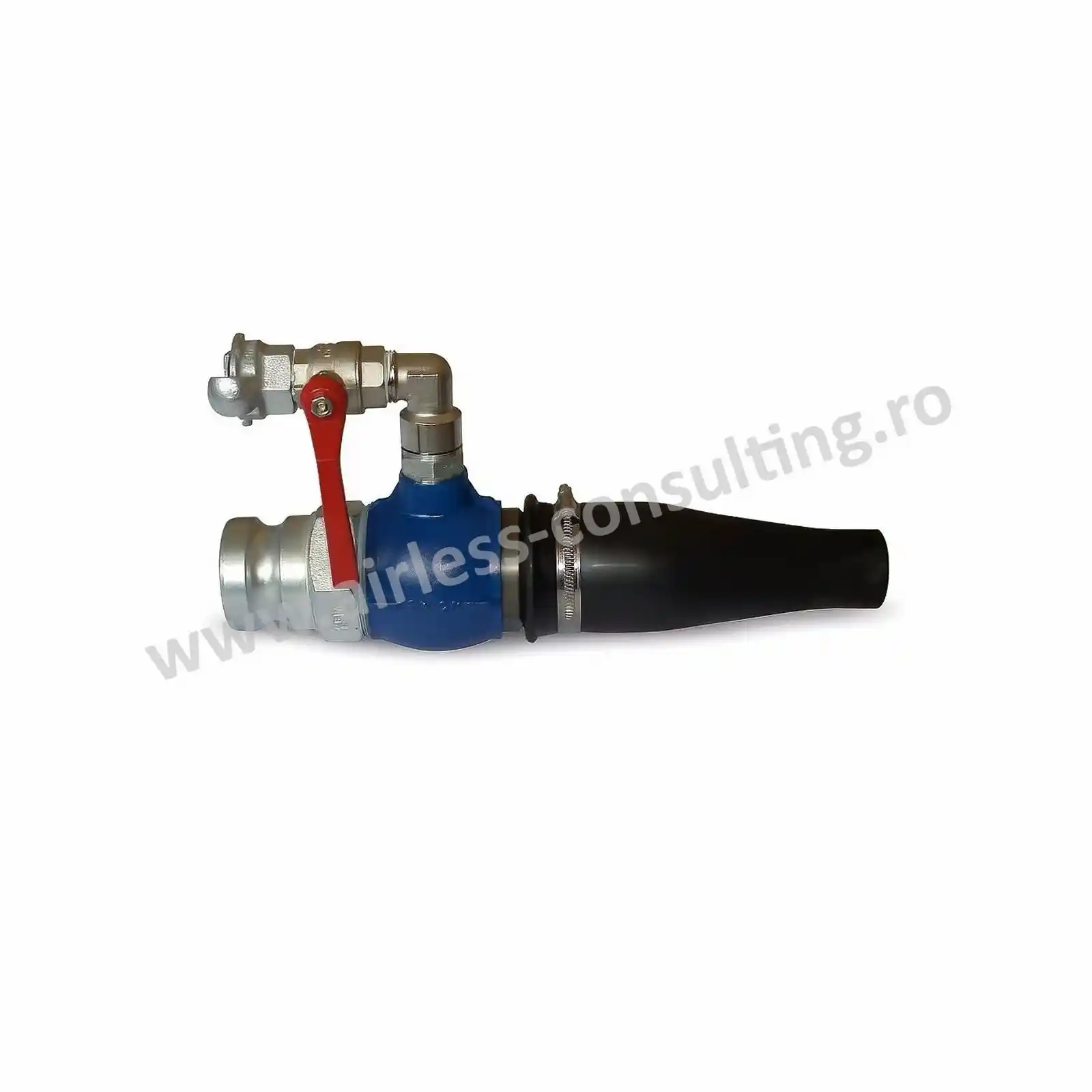 Accesorii pompe - Lance, pistol pentru torcretare, Imer, 2 cuplaje, DN50 pentru material, 3/4 Geka pentru aer