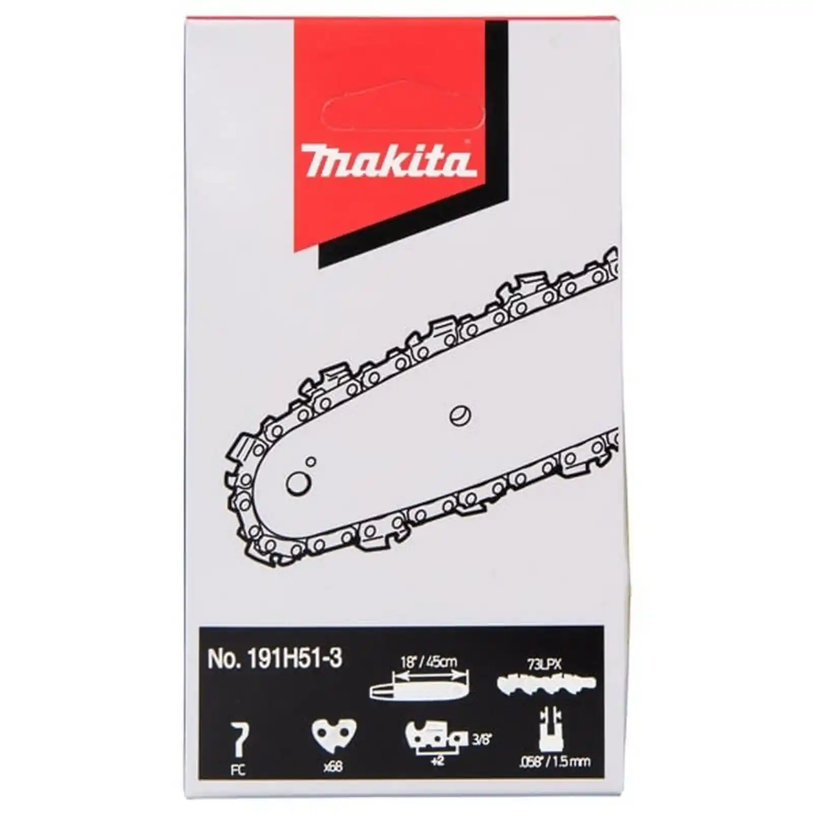 Accesorii Makita - LANT FIERASTRAU 45CM, 3/8, 1.5MM FC 68Z, Makita