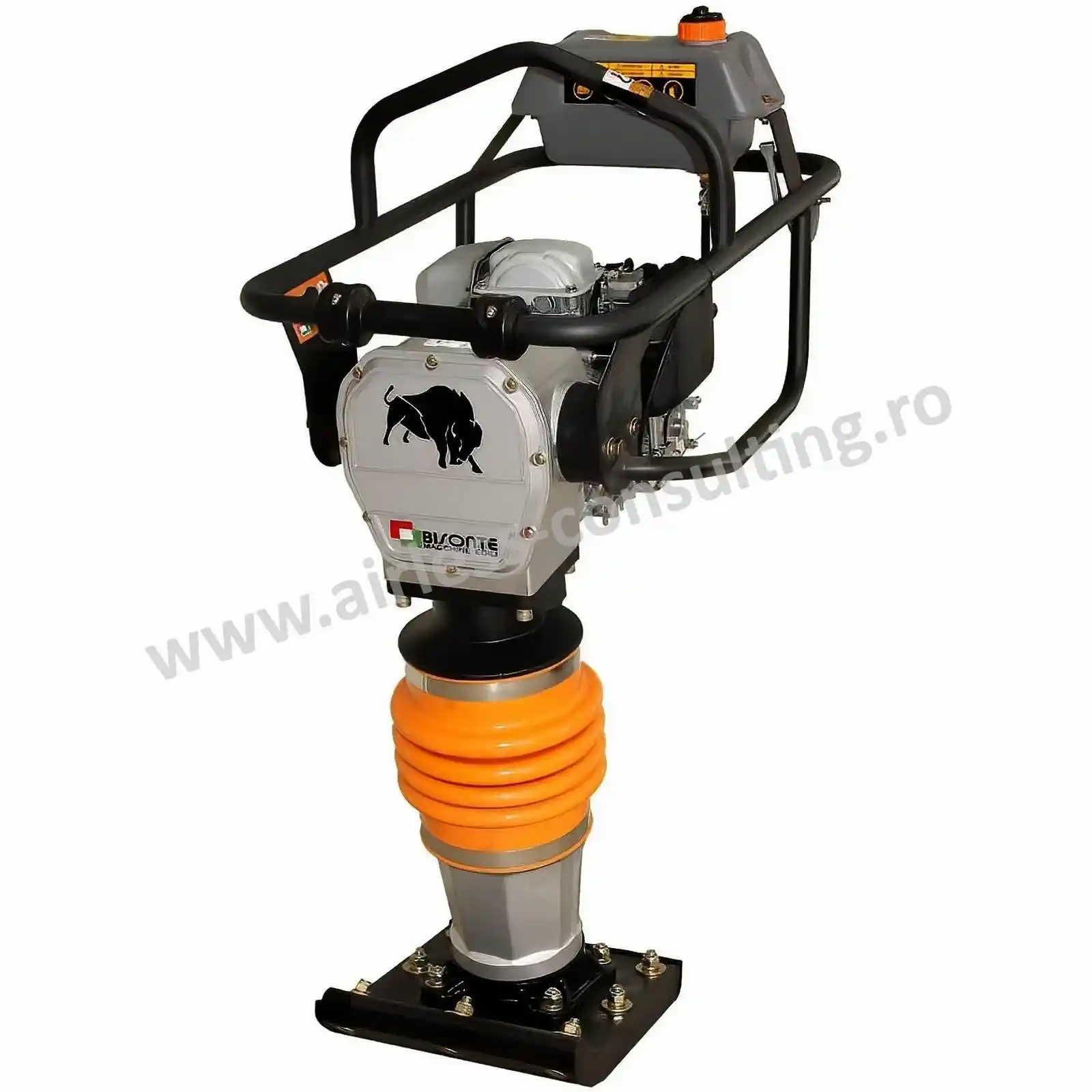 Utilaje profesionale constructii - Mai compactor, MC72 H, Bisonte, benzina, 2.8 cp