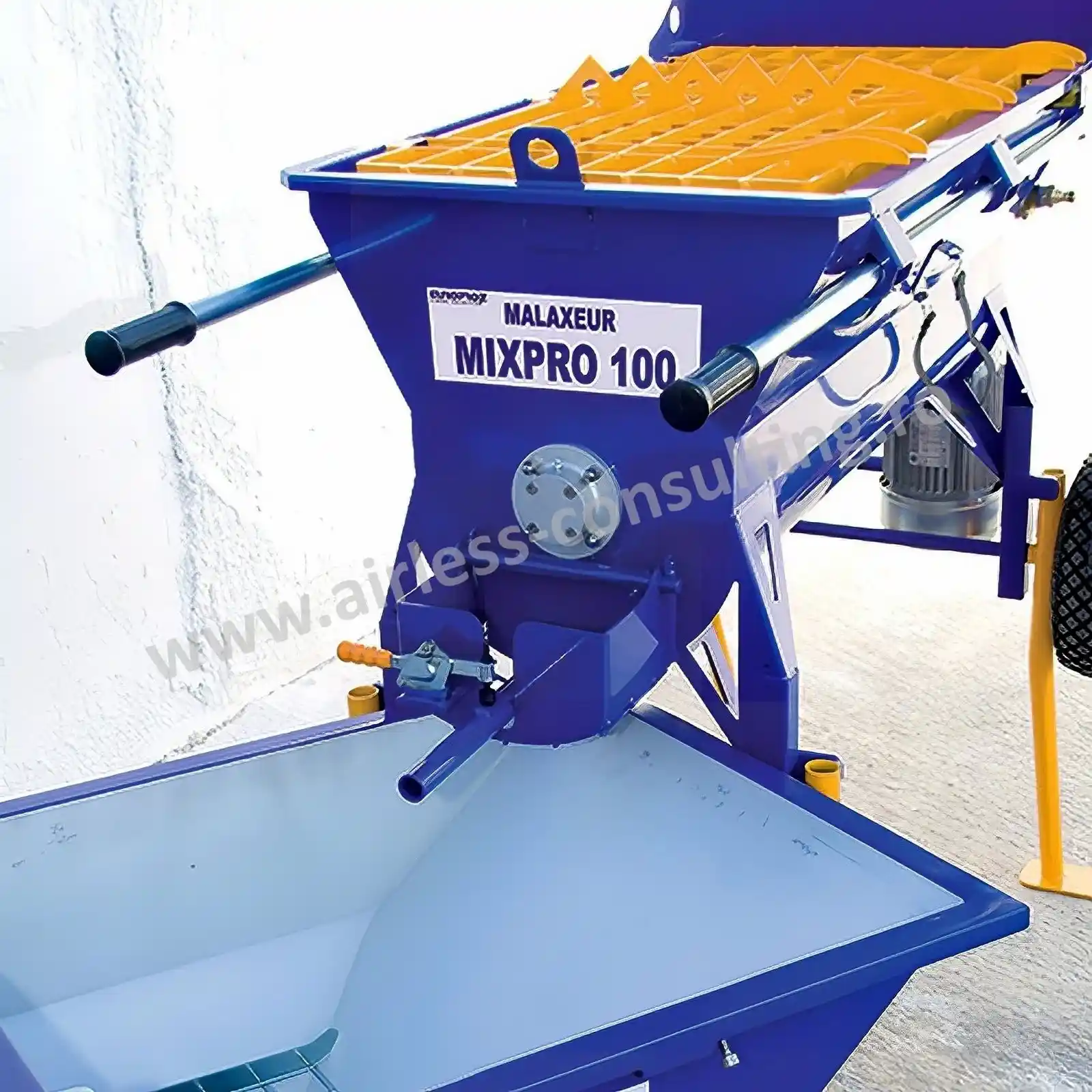 Malaxor secvential de tencuiala, mortar, glet, adeziv, Euromair, MIXPRO 100, 230v, 100 litri [2]