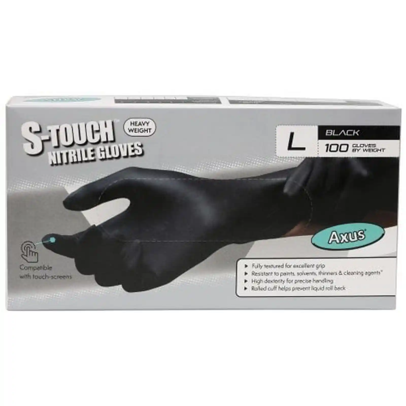 Manusi S-Touch din nitril, L, Axus [1]