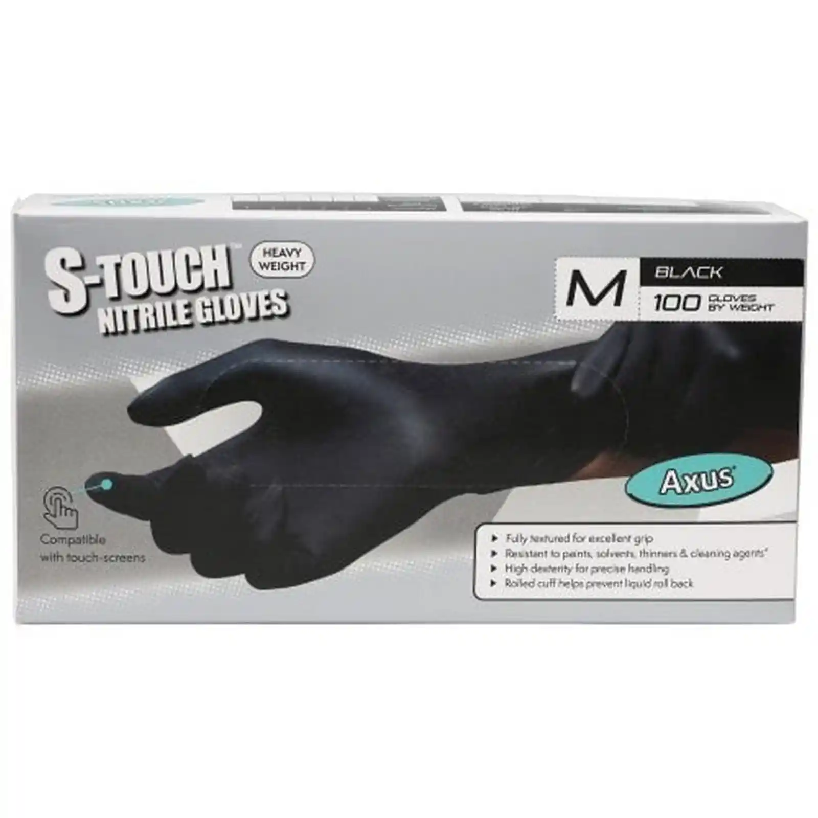 Manusi S-Touch din nitril, M, Axus [1]