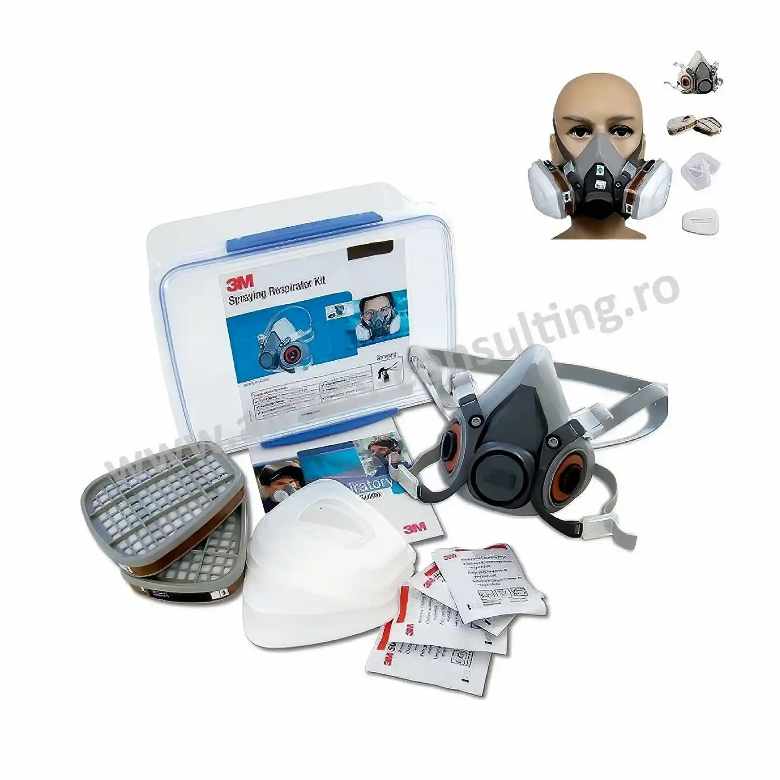 Mascare si Protectie - Masca de protectie respiratorie antivapori 3M