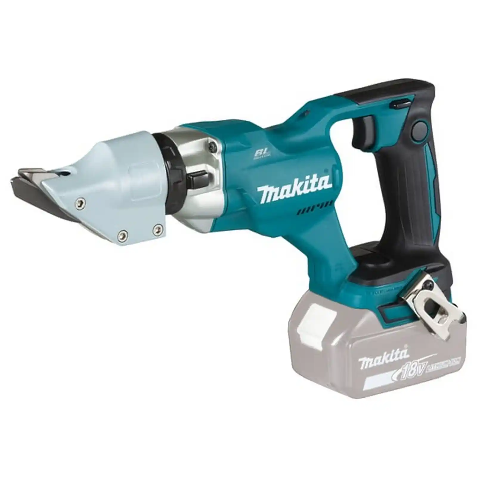 Unelte si scule Makita - Masina de debitat tabla 2 mm, fara acumulatori, compatibila cu LXT 18V, Makita