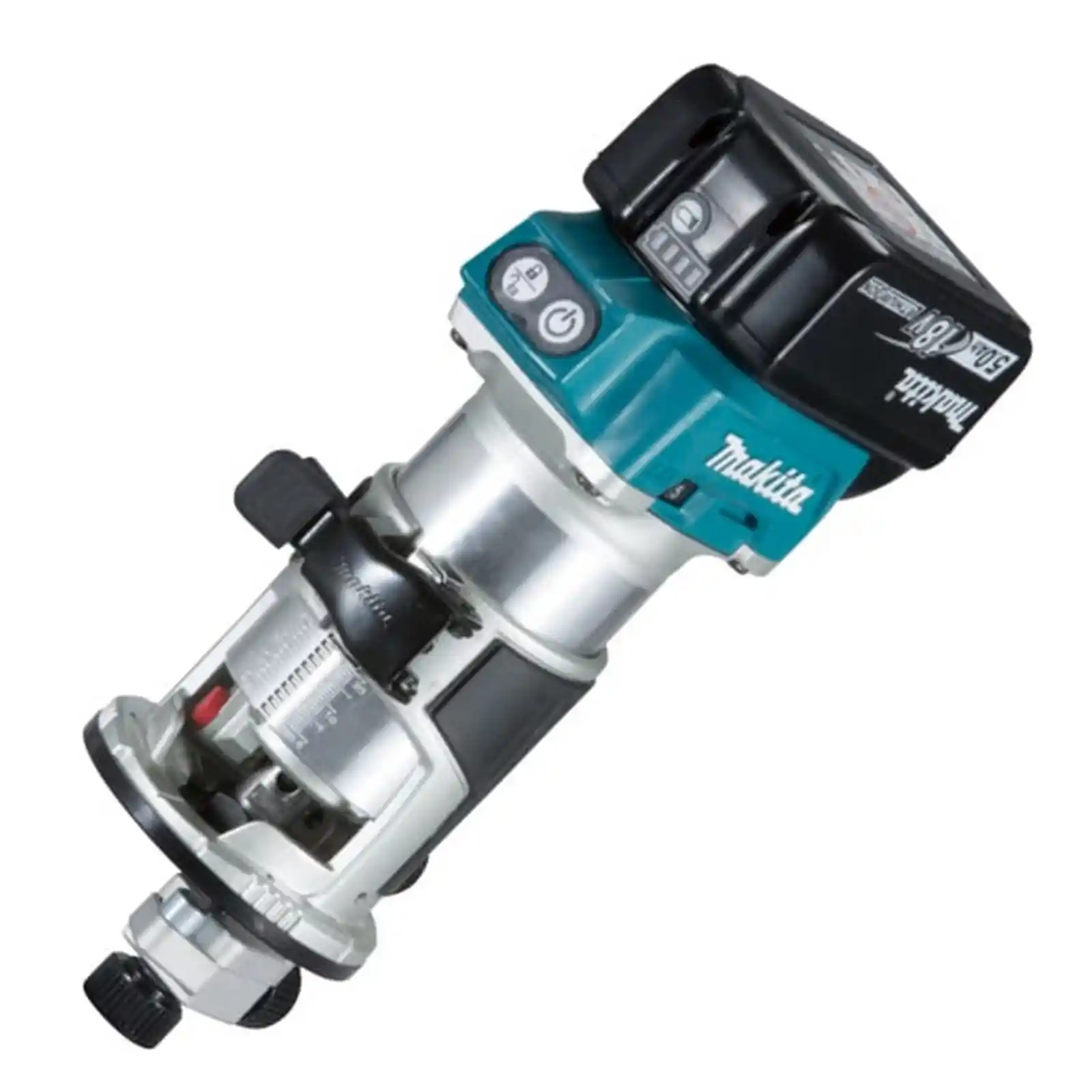 Unelte si scule Makita - Masina de frezat unimanuala LXT 18V, 8 mm, livrat cu 2 acumulatori, Makita