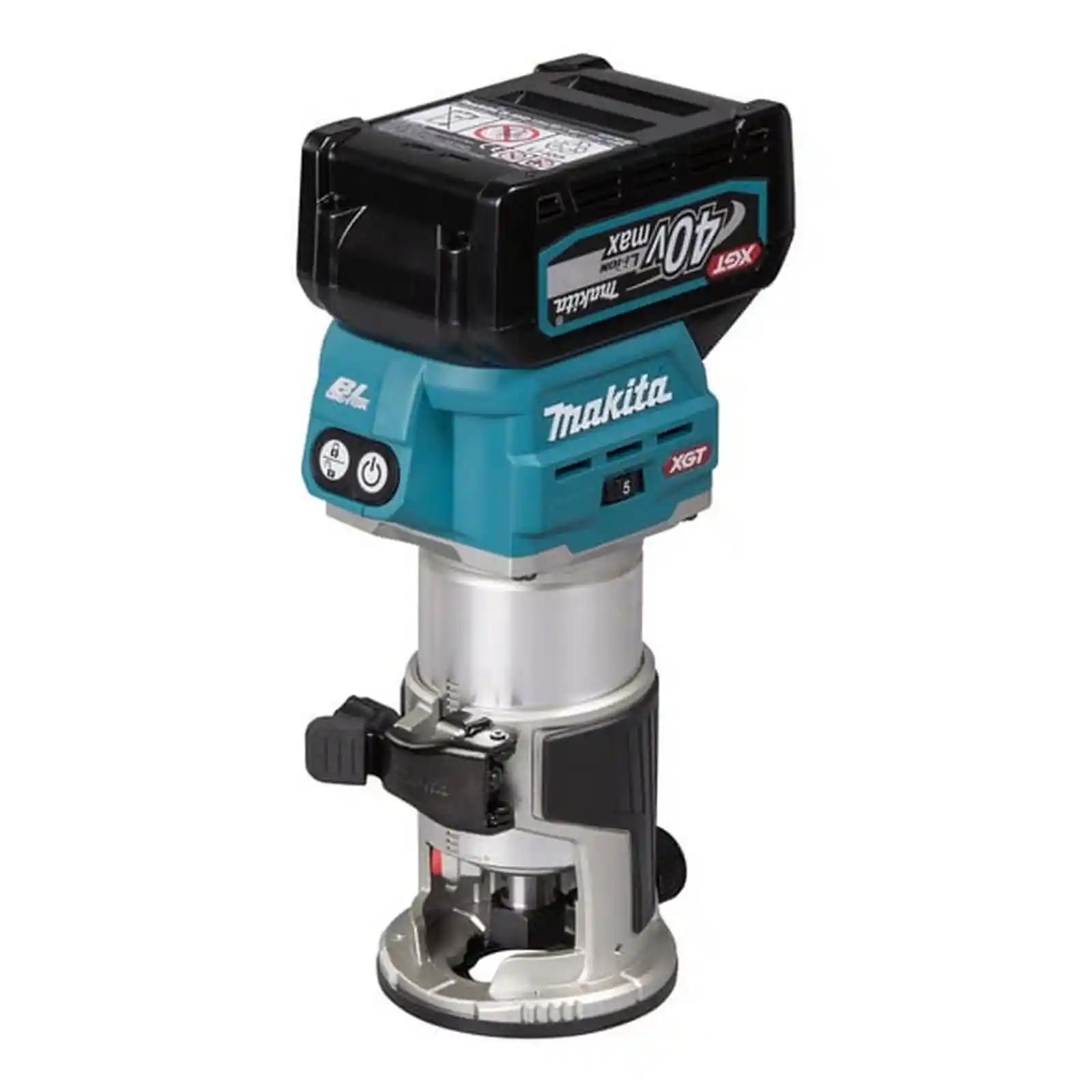 Unelte si scule Makita - Masina de frezat unimanuala XGT, 6 / 8 mm, livrata cu 2 acumulatori 40Vmax 4.0Ah, Makita