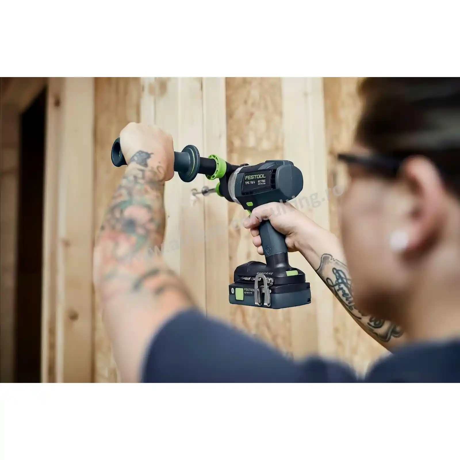 Masina de gaurit cu percutie, cu acumulator QUADRIVE TPC 18/4-Basic-Set Festool [6]