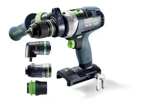 Unelte Profesionale Festool - Masina de gaurit cu percutie, cu acumulator QUADRIVE TPC 18/4 Basic-Set/XL, Festool