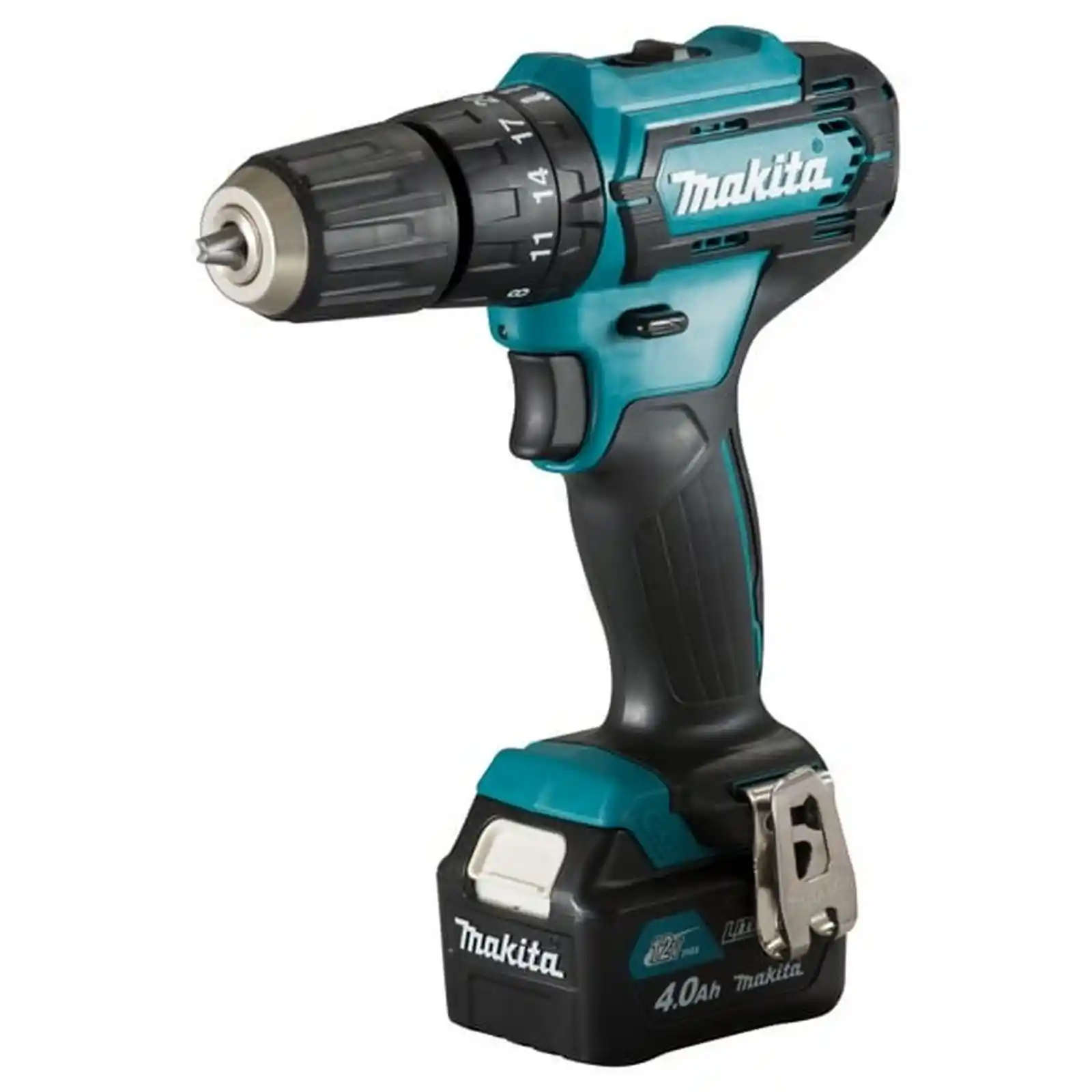 Unelte si scule Makita - Masina de gaurit cu percutie CXT, 30 Nm, livrata cu 2 acumulatori 12Vmax 4.0Ah, Makita