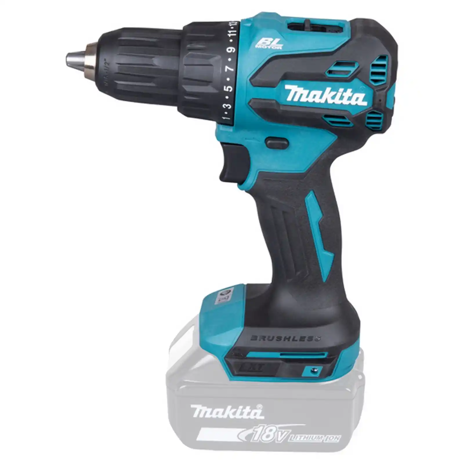 Unelte si scule Makita - Masina de gaurit si insurubat cu percutie 18 V, 65 Nm, fara acumulator Makita