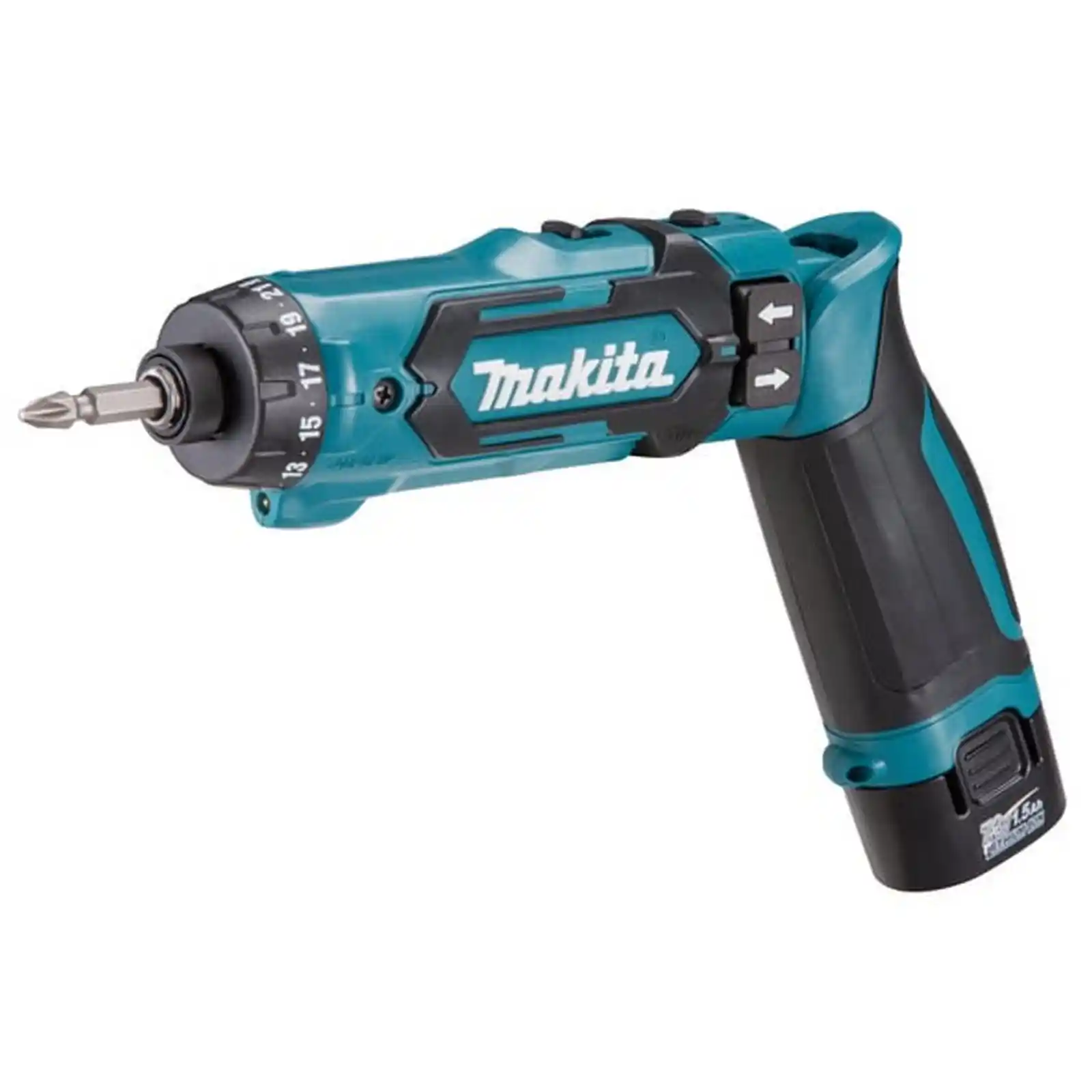 Unelte si scule Makita - Masina de insurubat si gaurit 7,2V, 5,6 Nm, livrata cu 2 acumulatori BL0715 1,5Ah, Makita