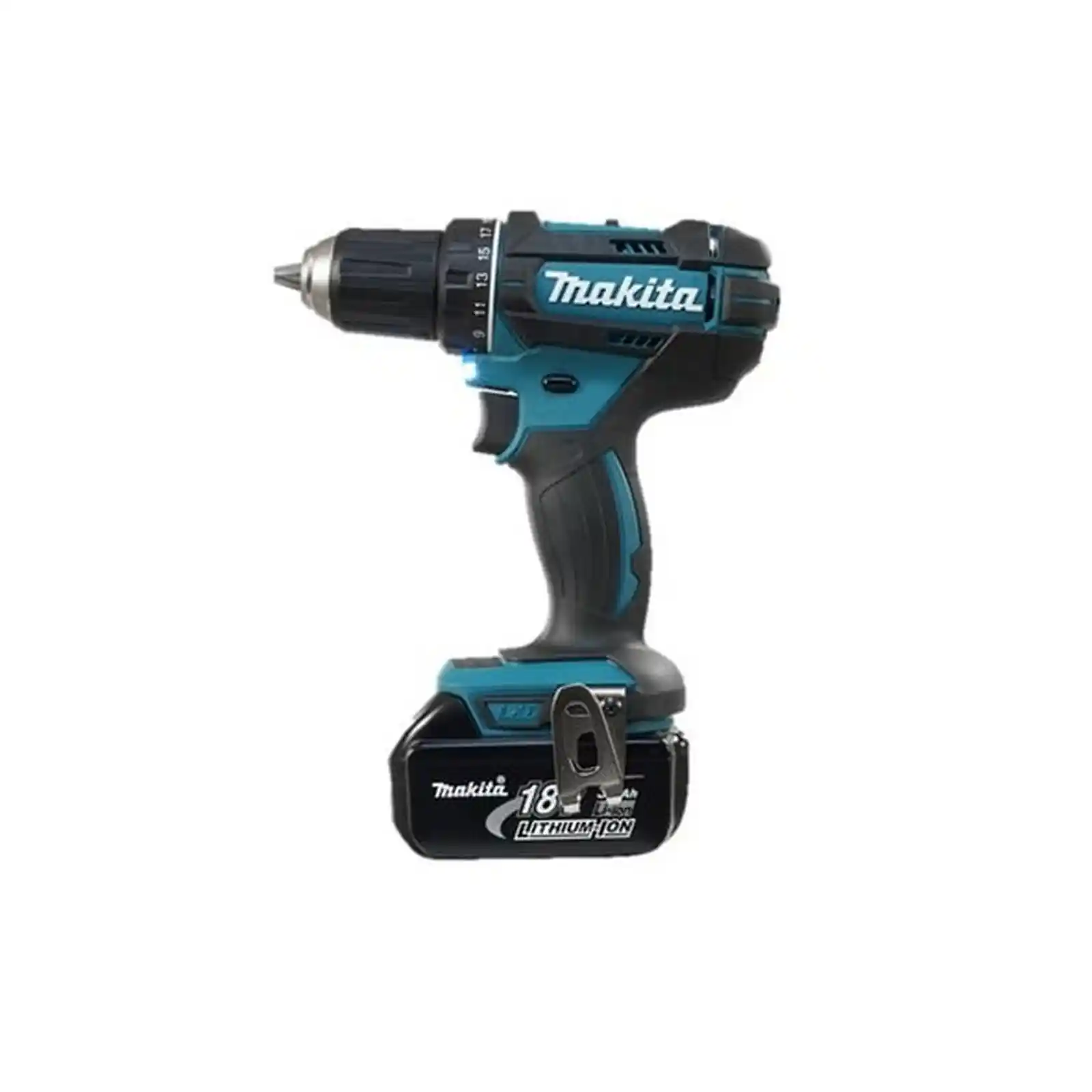 Unelte si scule Makita - Masina de insurubat si gaurit cu percutie cu acumulatori Li-Ion 18V 3.0Ah, Makita