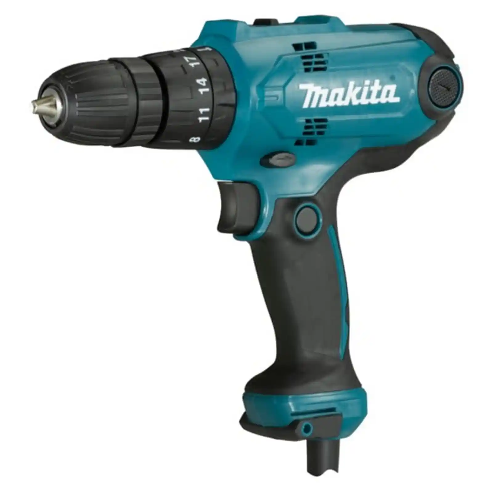 Unelte si scule Makita - Masina de insurubat si gaurit cu percutie cu turatie variabila 10 mm 320 W mandrina rapida, Makita