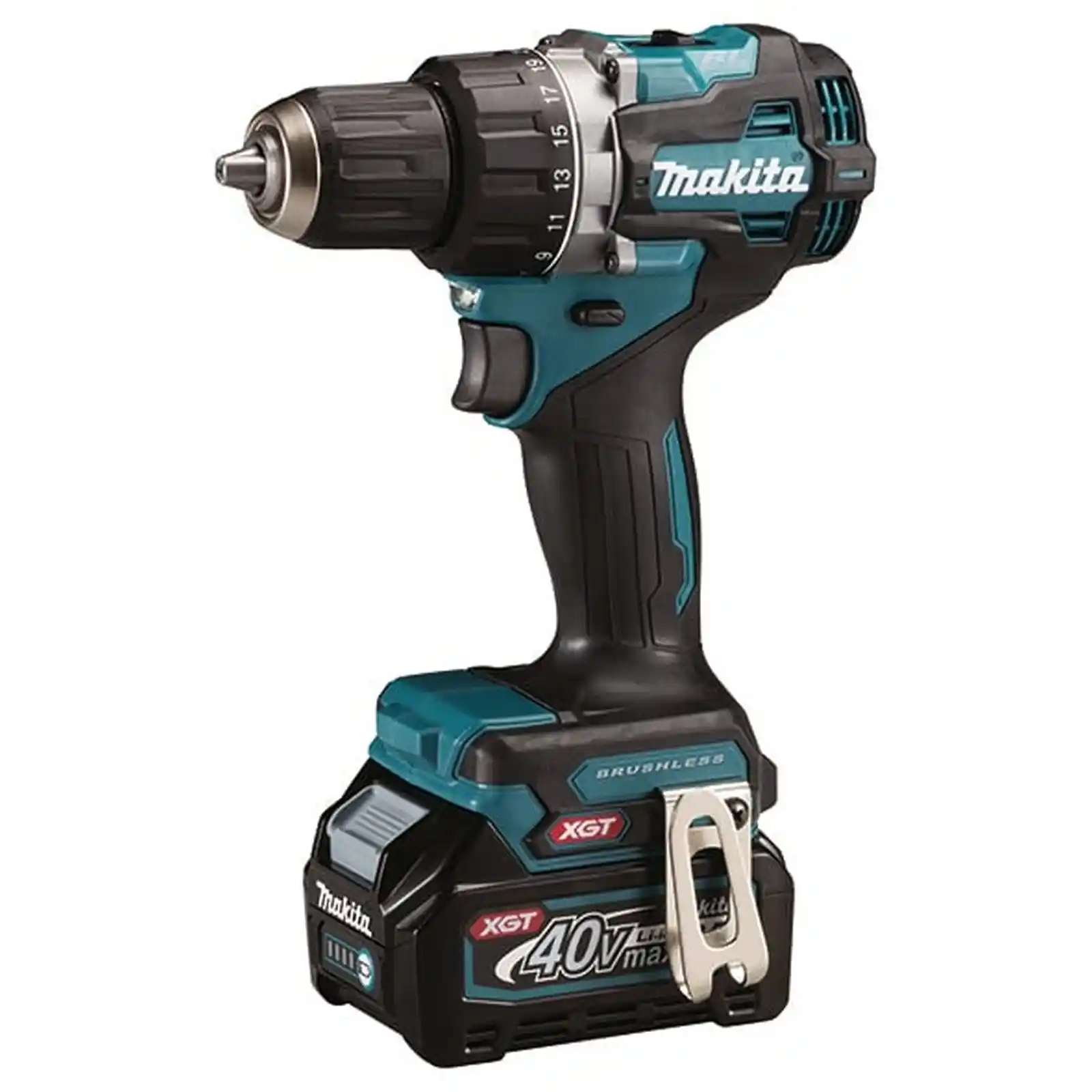 Unelte si scule Makita - Masina de insurubat si gaurit XGT, 64 Nm, livrata cu 2 acumulatori 40Vmax 2.0Ah, Makita
