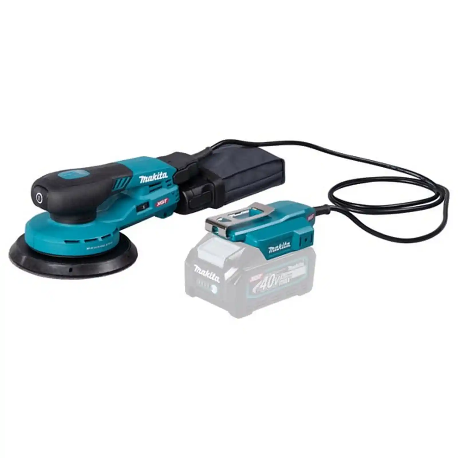Unelte si scule Makita - Masina de slefuit XGT 40Vmax, 150 mm, ⌀ 3 mm, livrata fara acumulator, Makita