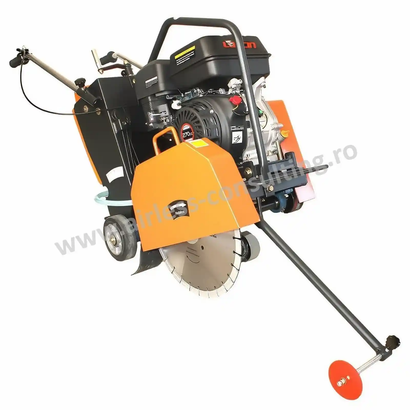 Utilaje profesionale constructii - Masina de taiat asfalt/beton, MTA400 L, Bisonte, 9 cp