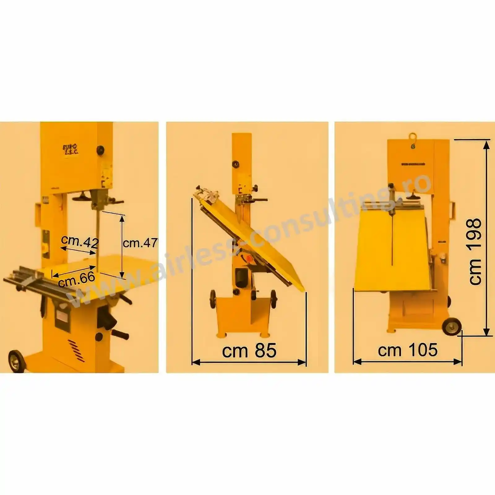 Masina de taiat BCA, caramida, TSC470, lungime taiere 660 mm, 1.85 kW [2]
