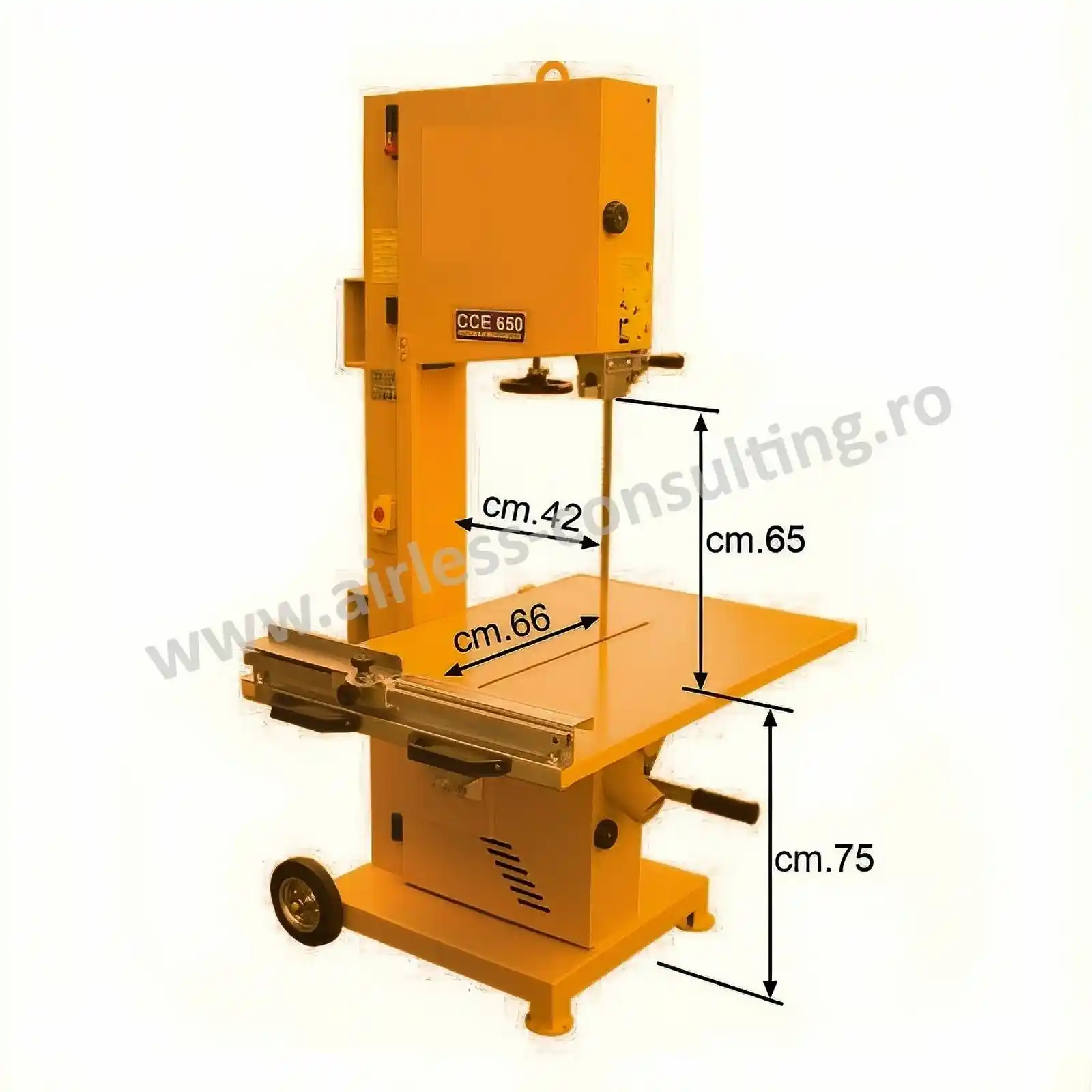 Masina de taiat BCA, caramida, TSC650, lungime taiere 660 mm, 1.85 kW [1]
