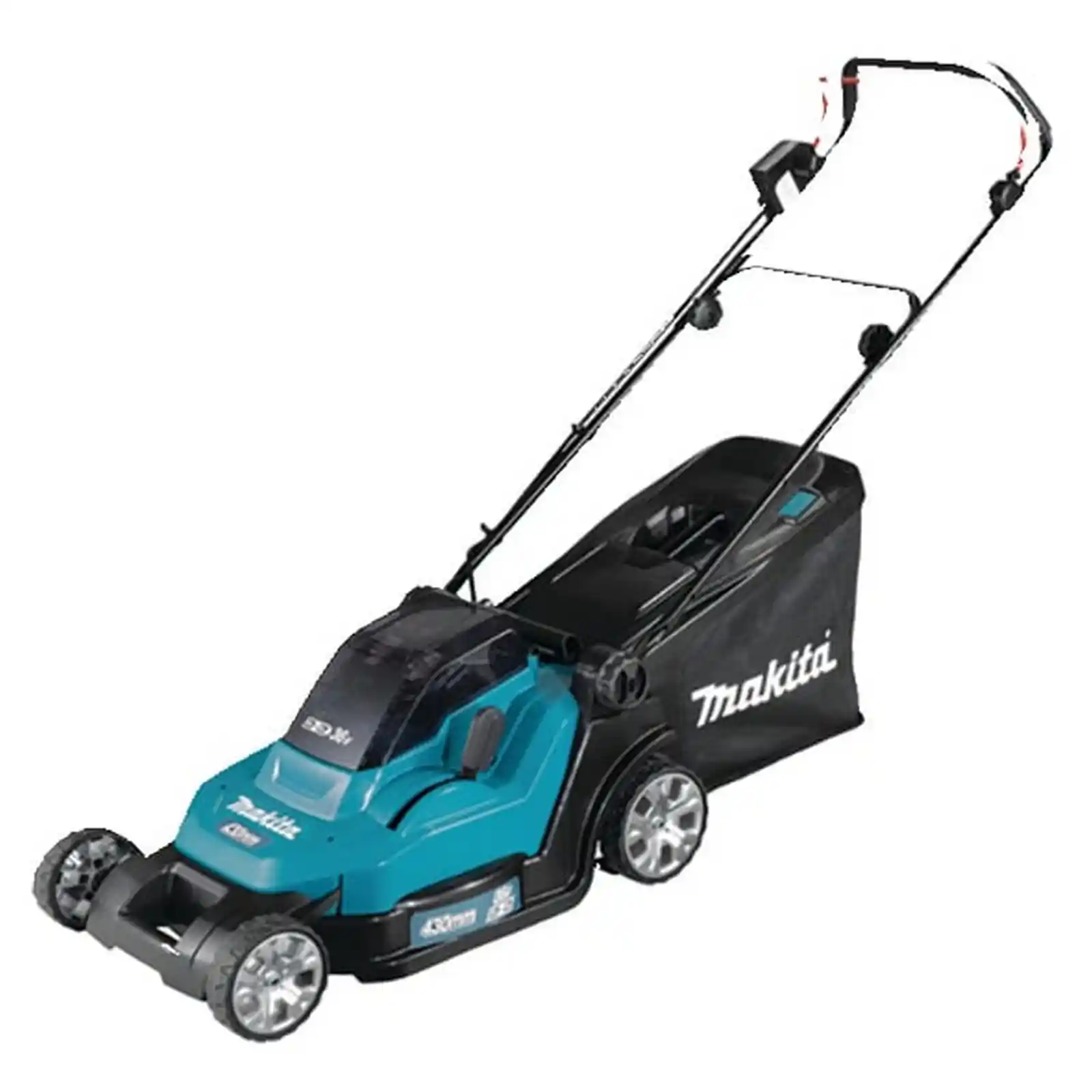 Masina de tuns gazon si iarba - Masina de tuns gazon LXT 18V, 43 cm, livrata cu 2 acumulatori 18V 5,0Ah, Makita