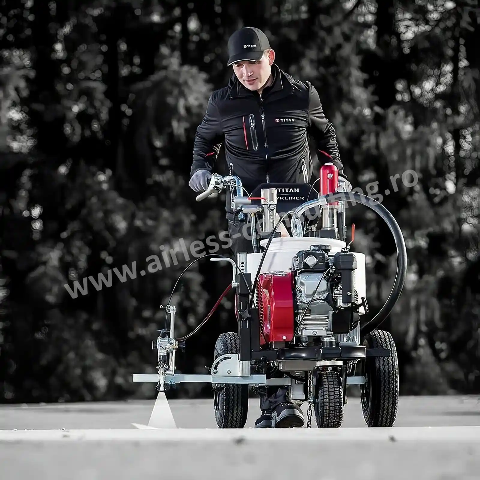 Masina Marcaj Rutier, Titan, PowerLiner 8955 Honda 6.5 cp [1]
