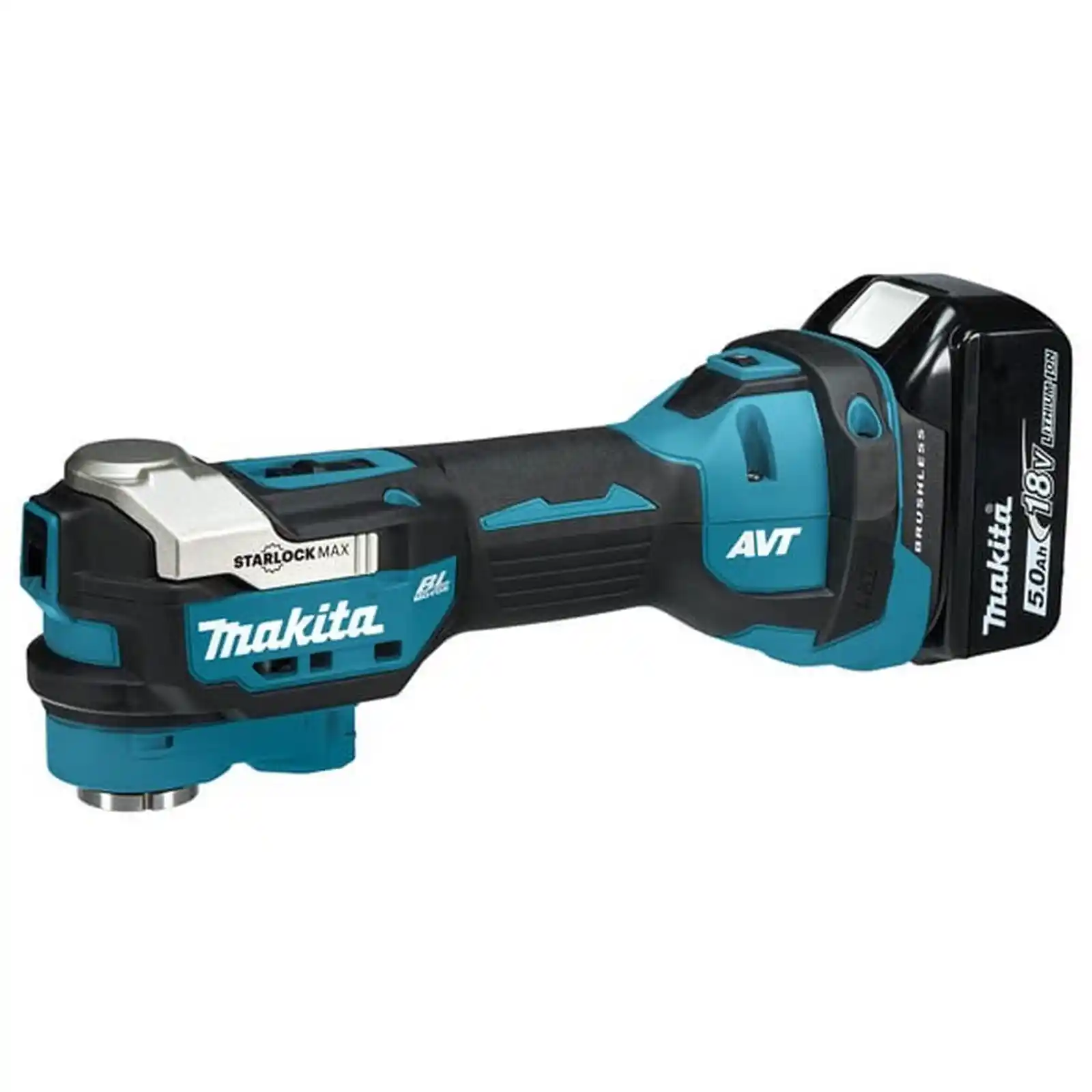 Unelte si scule Makita - Masina multifunctionala LXT, prindere Starlock, livrata cu 2 acumulatori 18V 5.0Ah, Makita