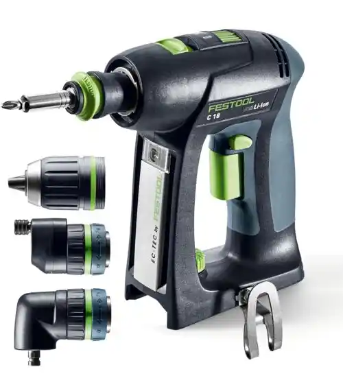 Unelte Profesionale Festool - Masini de gaurit si insurubat cu acumulatori C 18 Basic-Set, Festool
