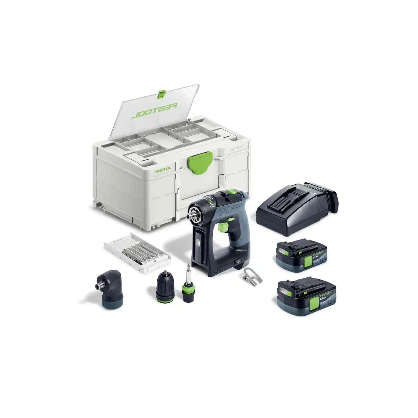 Unelte Profesionale Festool - Masini de gaurit si insurubat cu acumulatori CXS 12 2,5-Set Festool
