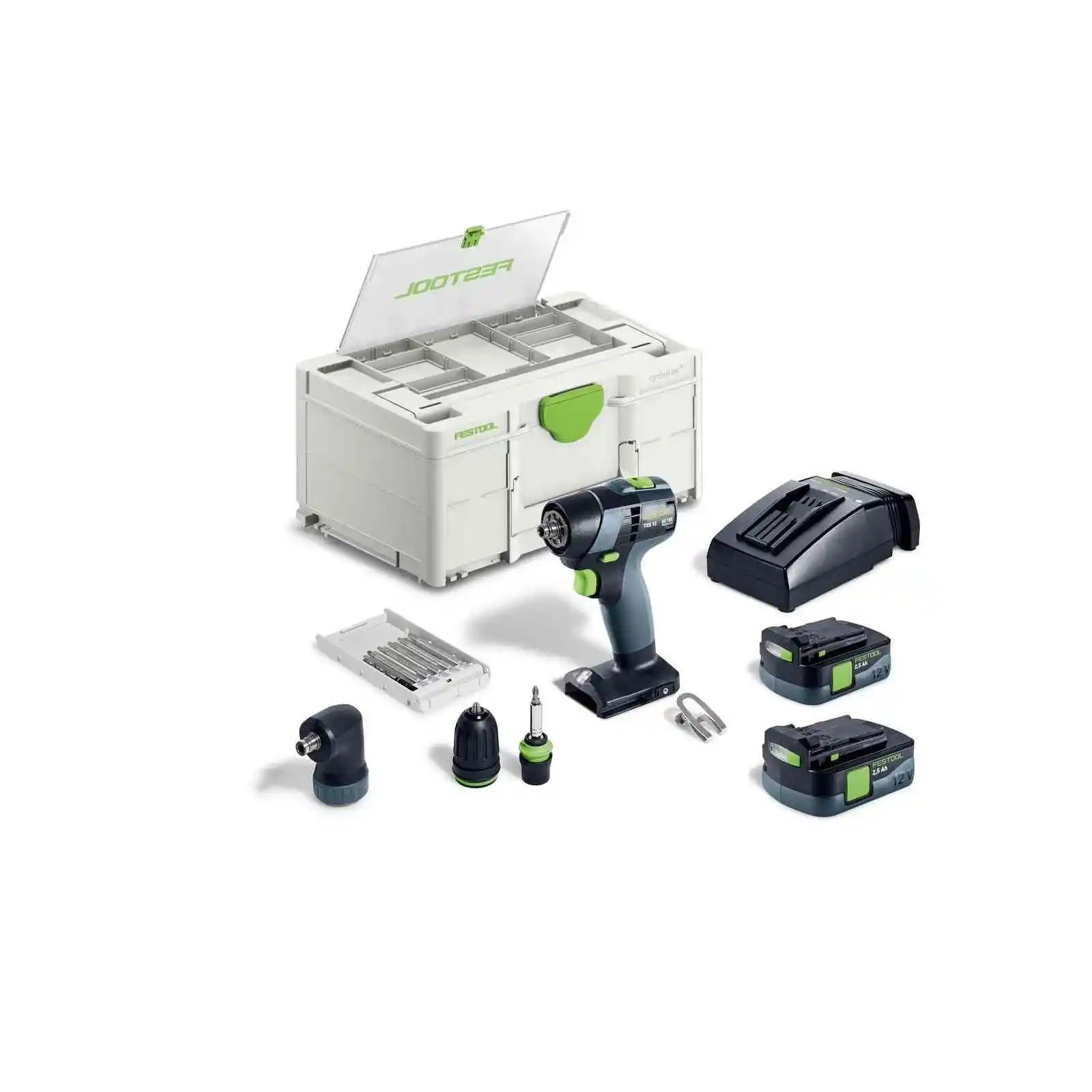 Unelte Profesionale Festool - Masini de gaurit si insurubat cu acumulatori TXS 12 2,5-Set Festool