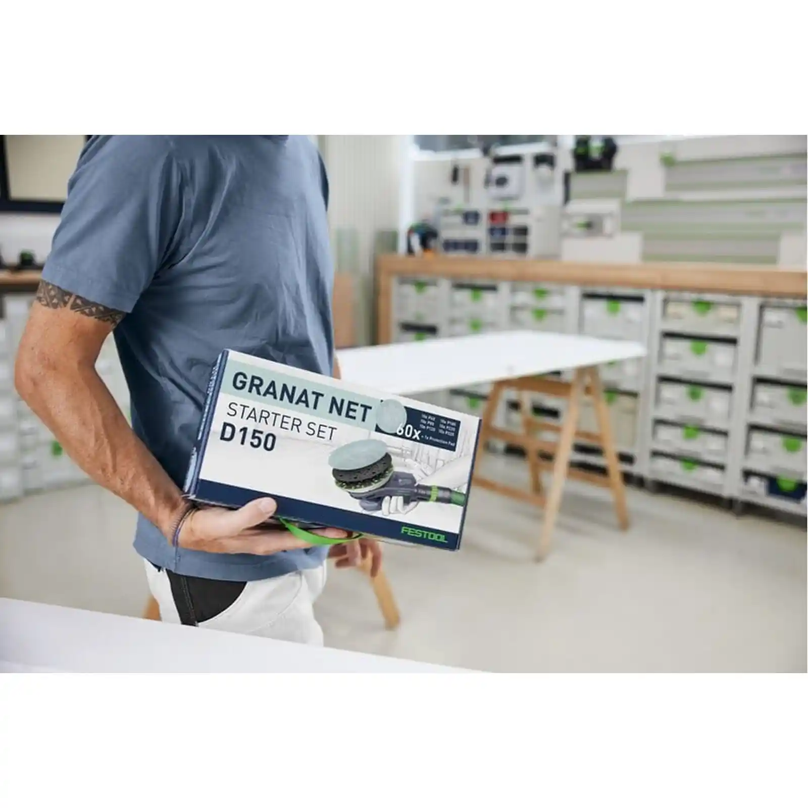Material abraziv reticular Granat Net, D150 GR Net,-Set, Festool [2]