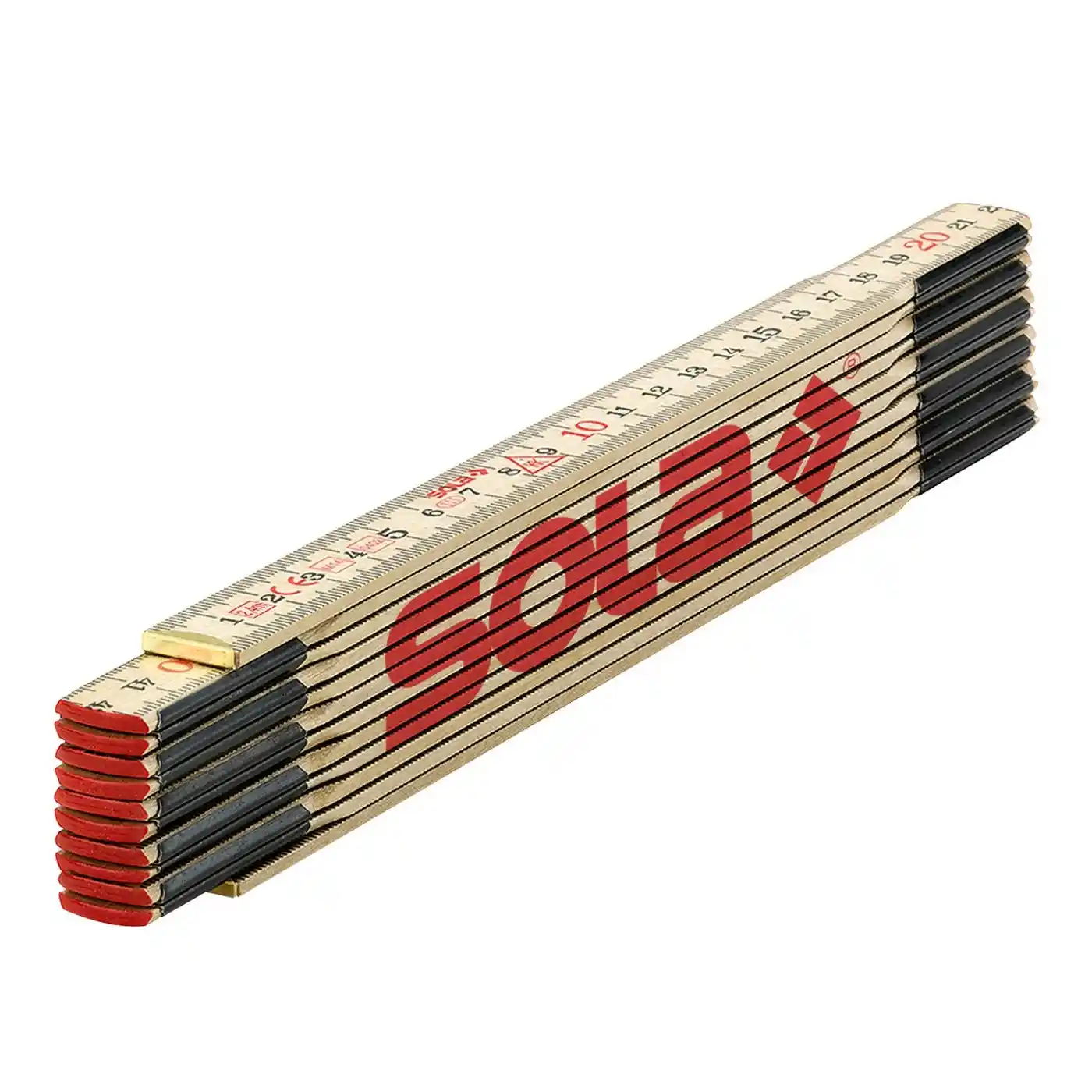 Accesorii si unelte de zugravit, gletuit - Metru pliabil original, H 2.4/12, SOLA