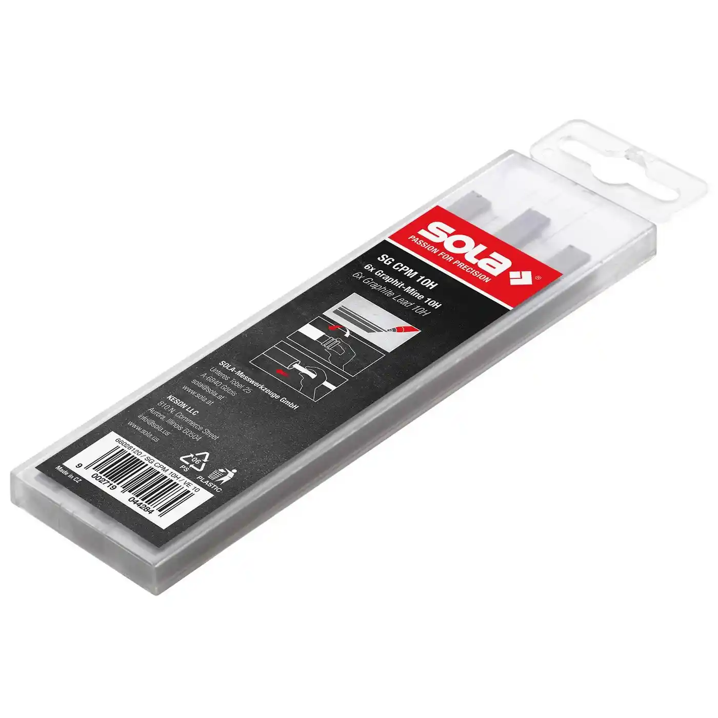 Accesorii si unelte de zugravit, gletuit - Mina de schimb CPM grafit 10H, SG CPM 10H, SOLA