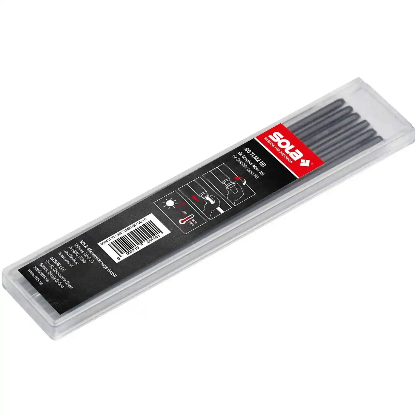 Accesorii si unelte de zugravit, gletuit - Mina de schimb TLM2 grafit HB, SG TLM2 HB, SOLA