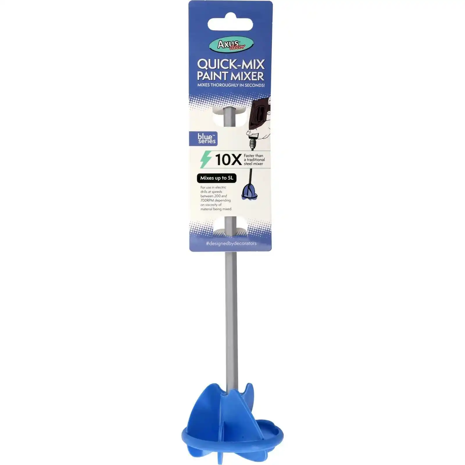 Accesorii si unelte de zugravit, gletuit - Mixer Quick-Mix pentru amestecat vopsea, Amesteca pana la 5 l, Axus