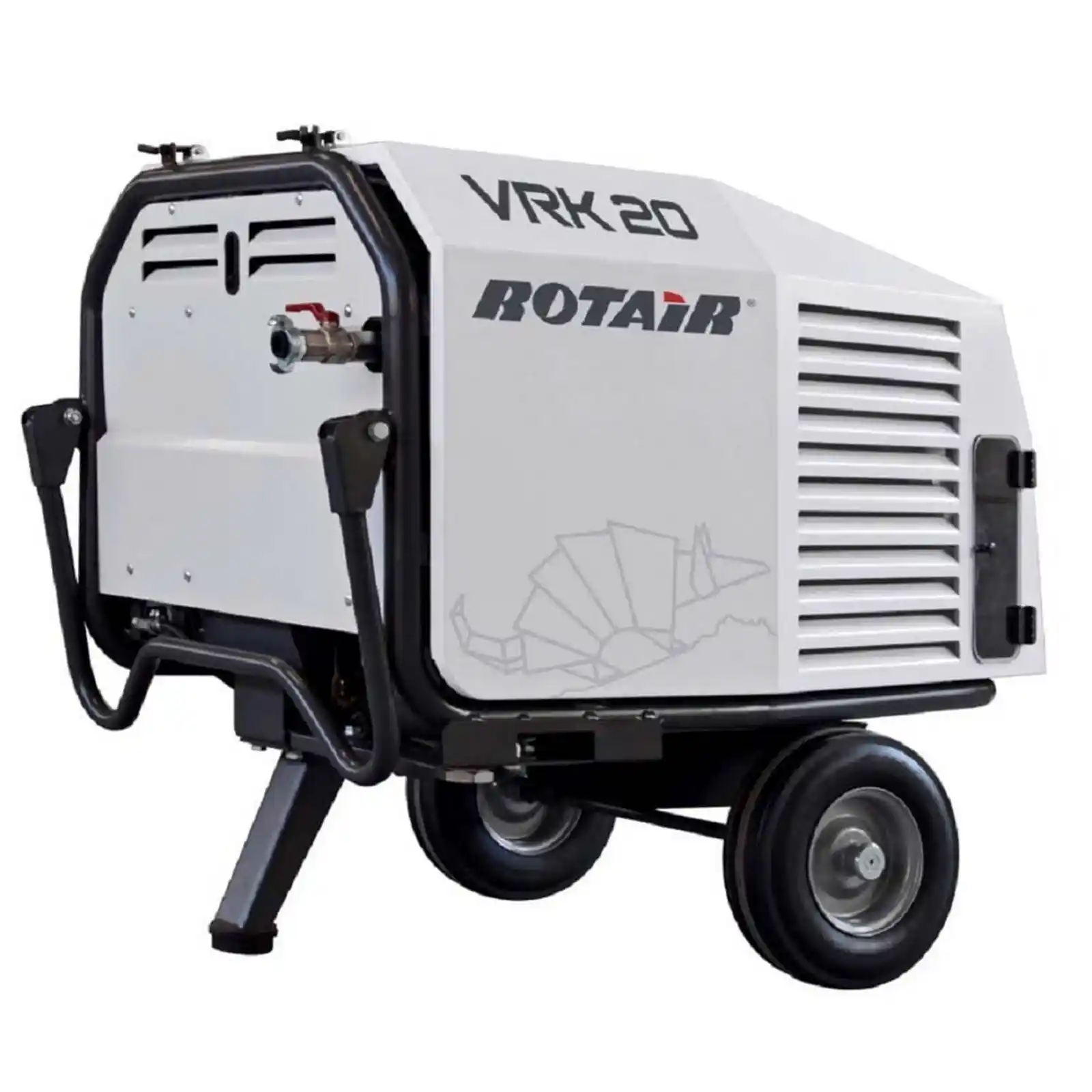 Utilaje profesionale constructii - Motocompresor VRK 20 AE 1900l/min 6 bar motor benzina Honda
