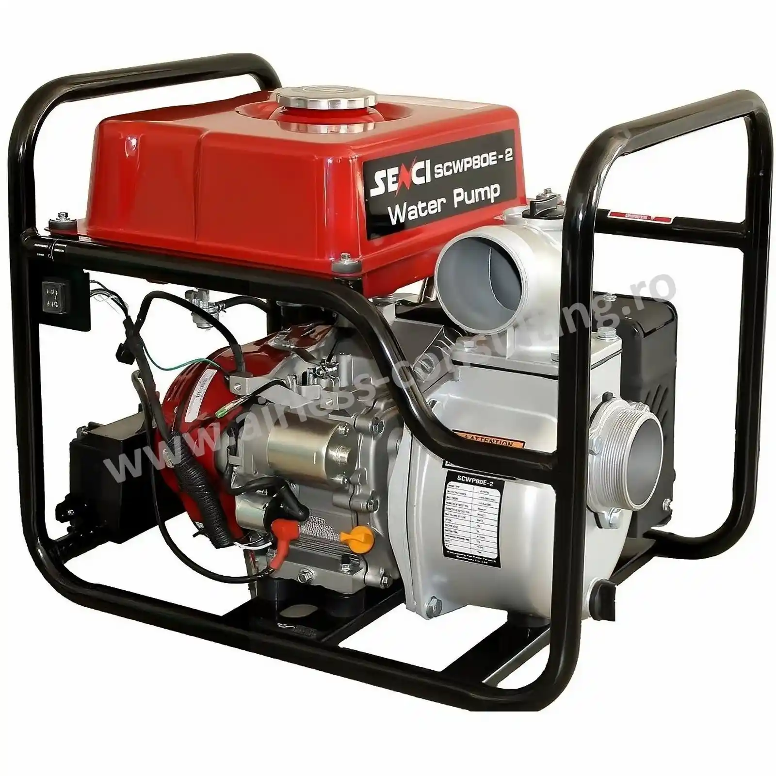 Utilaje profesionale constructii - Motopompa apa curata, Senci, SCWP 80E, 60 mł/h, 7.5 cp